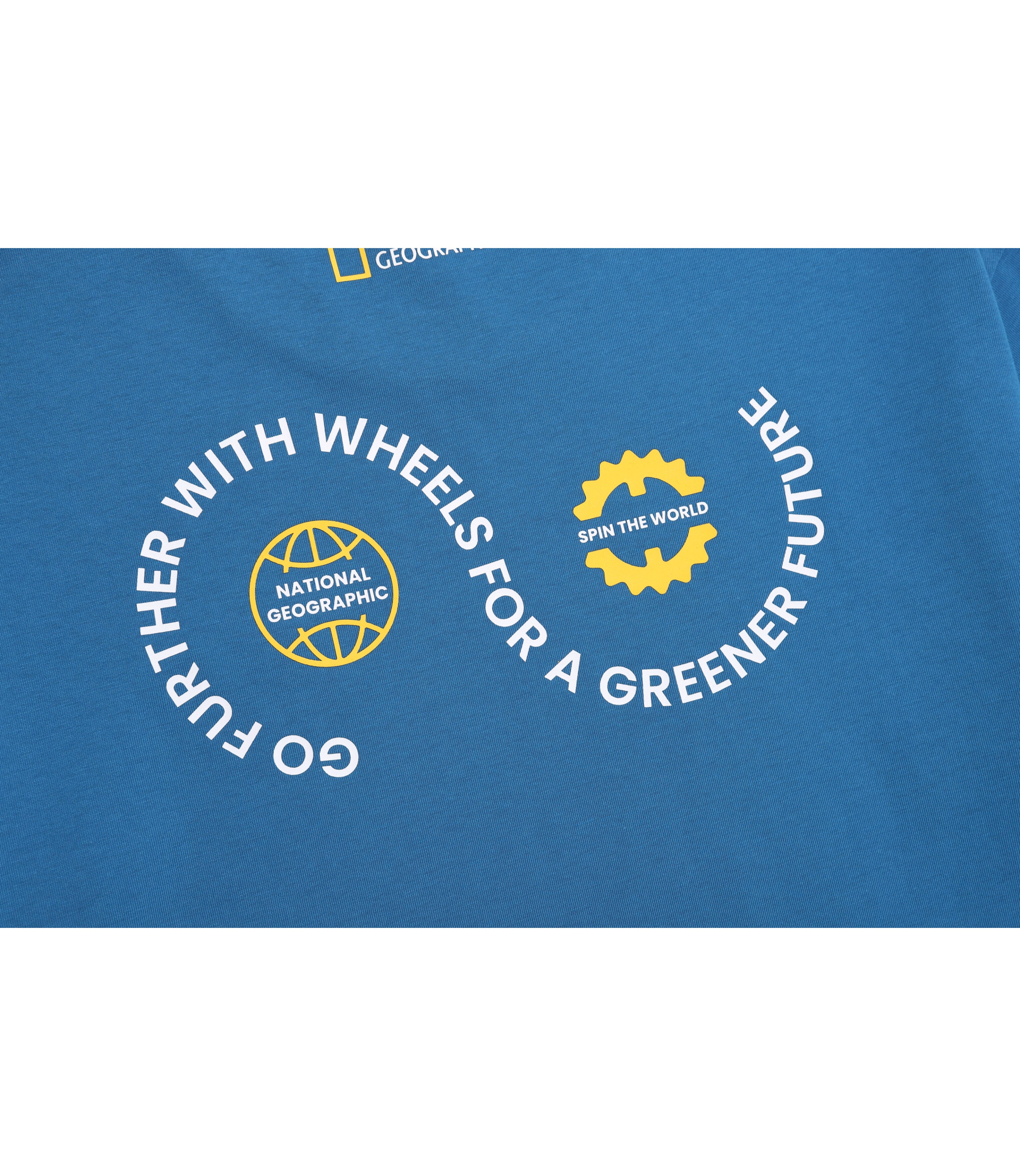 Unisex Regen Circle Graphic Semi-Over Fit Short Sleeve Tee<br>TURQUOISE