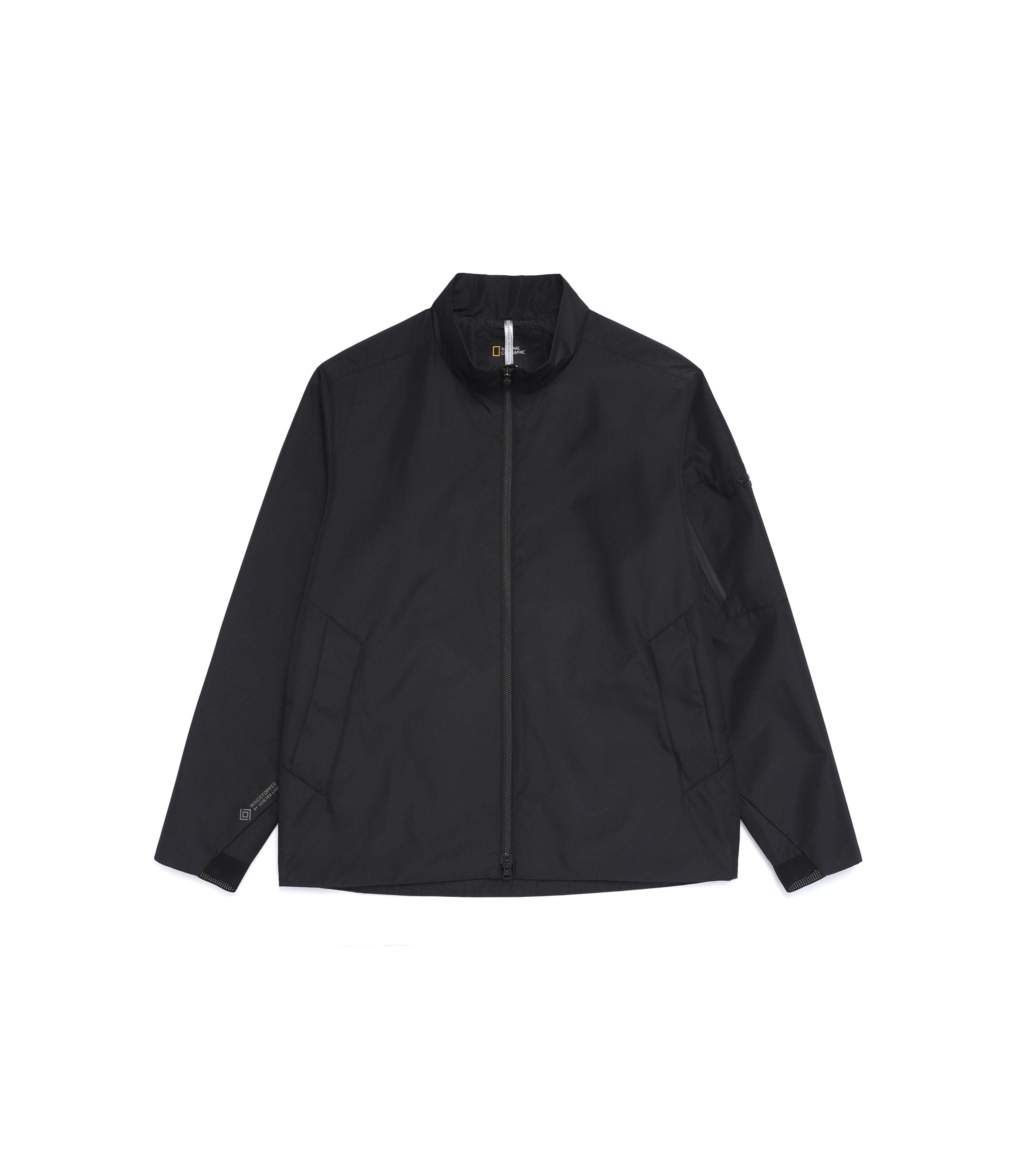 Men's ATLAS Windstopper By Gore-Tex Labs Stand Collar Jacket<br>BLACK