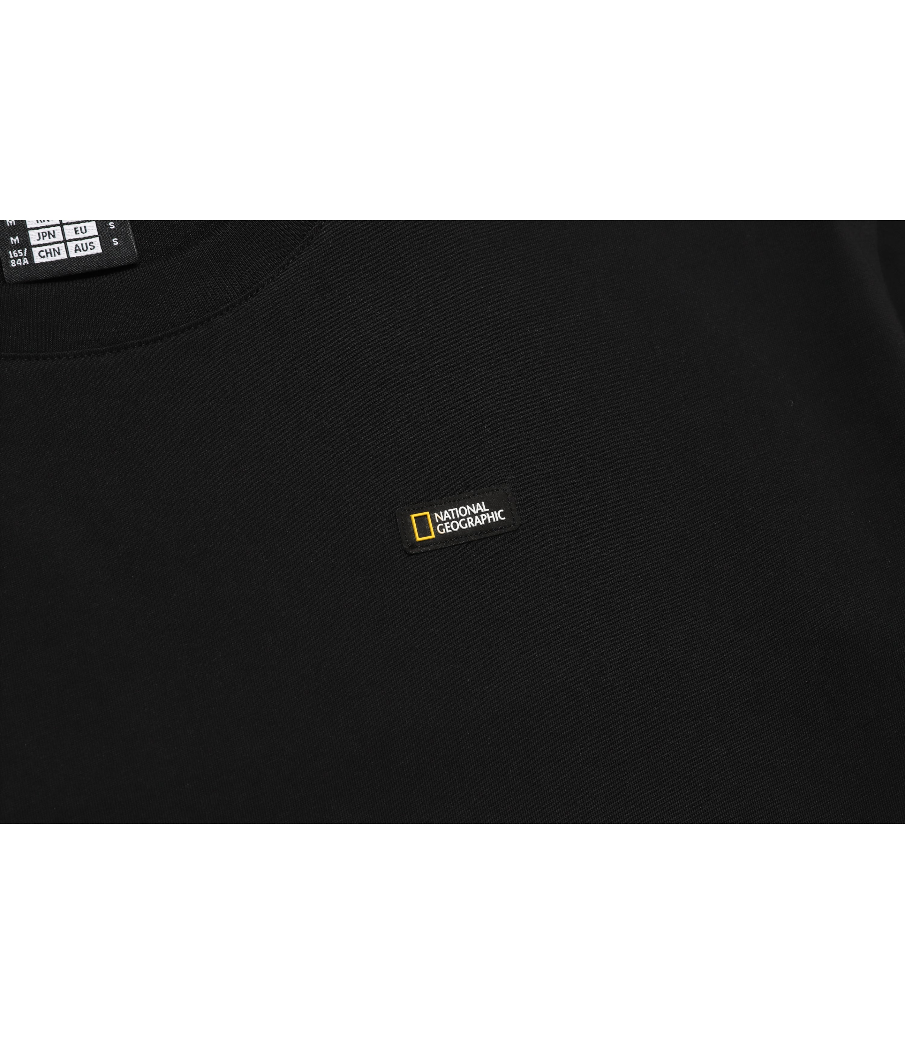 Women's LOGO Cropped Short Sleeve Tee<br>CARBON BLACK