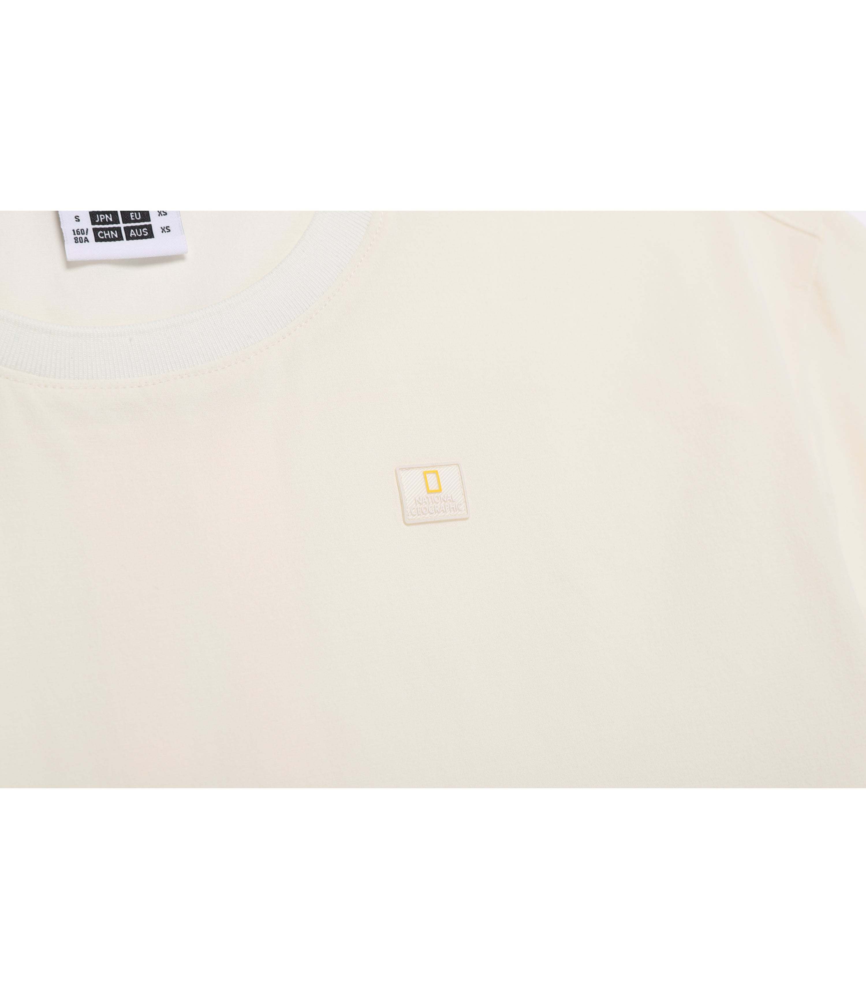 Women's Frozen Air Semi-Crop Short Sleeve Tee<br>IVORY