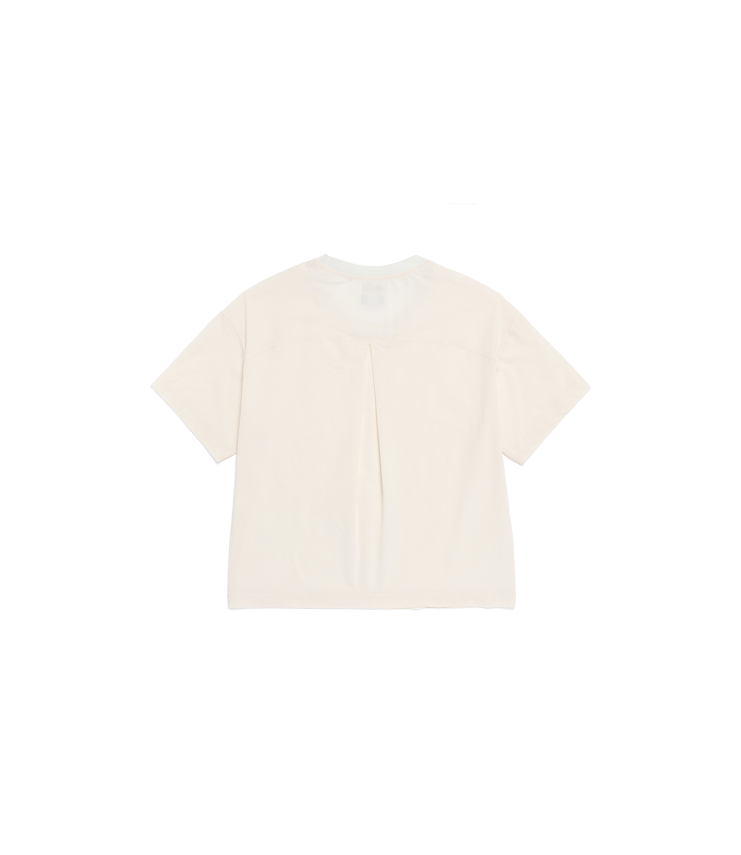 Women's Frozen Air Semi-Crop Short Sleeve Tee<br>IVORY