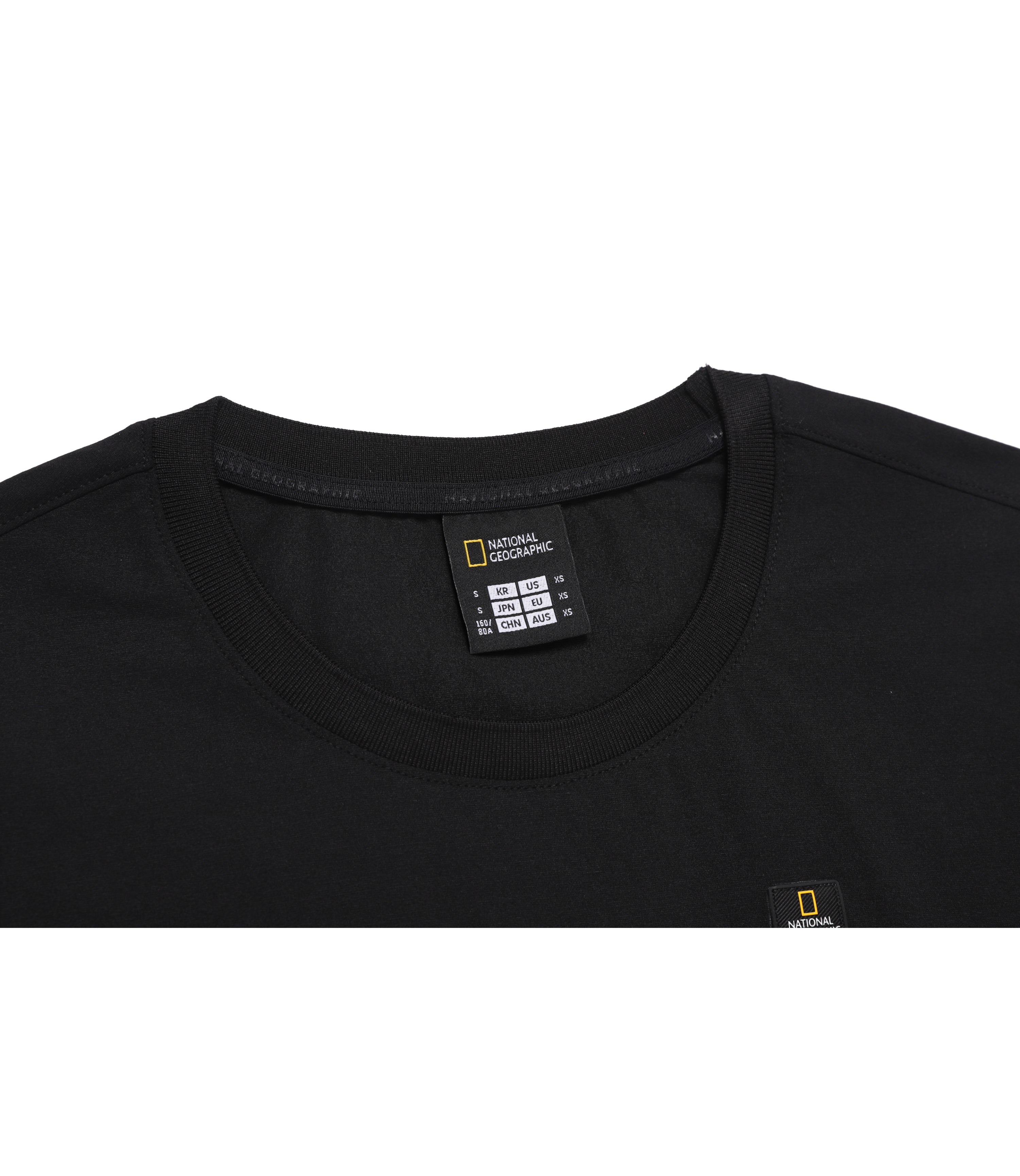 Women's Frozen Air Semi-Crop Short Sleeve Tee<br>BLACK