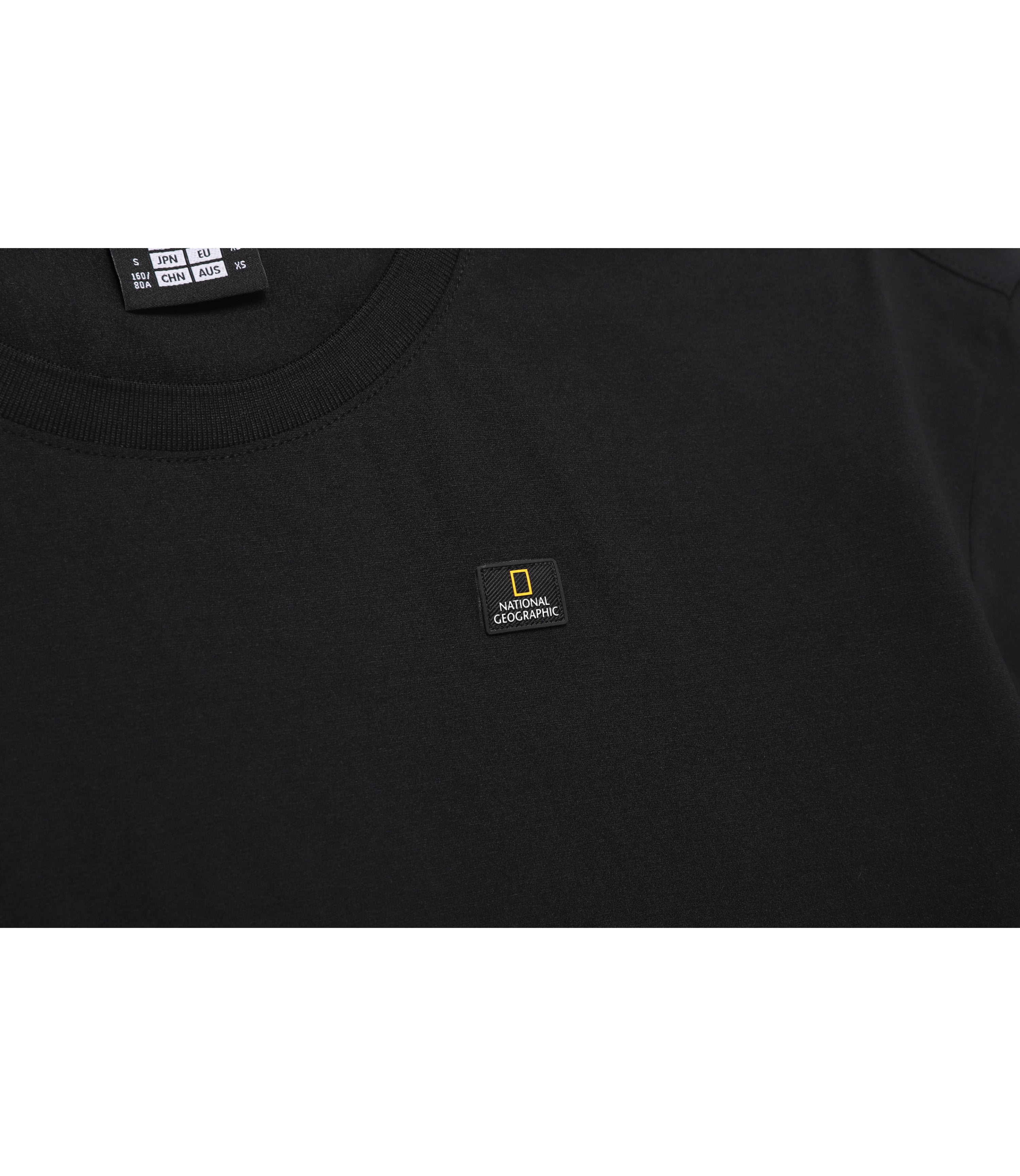 Women's Frozen Air Semi-Crop Short Sleeve Tee<br>BLACK