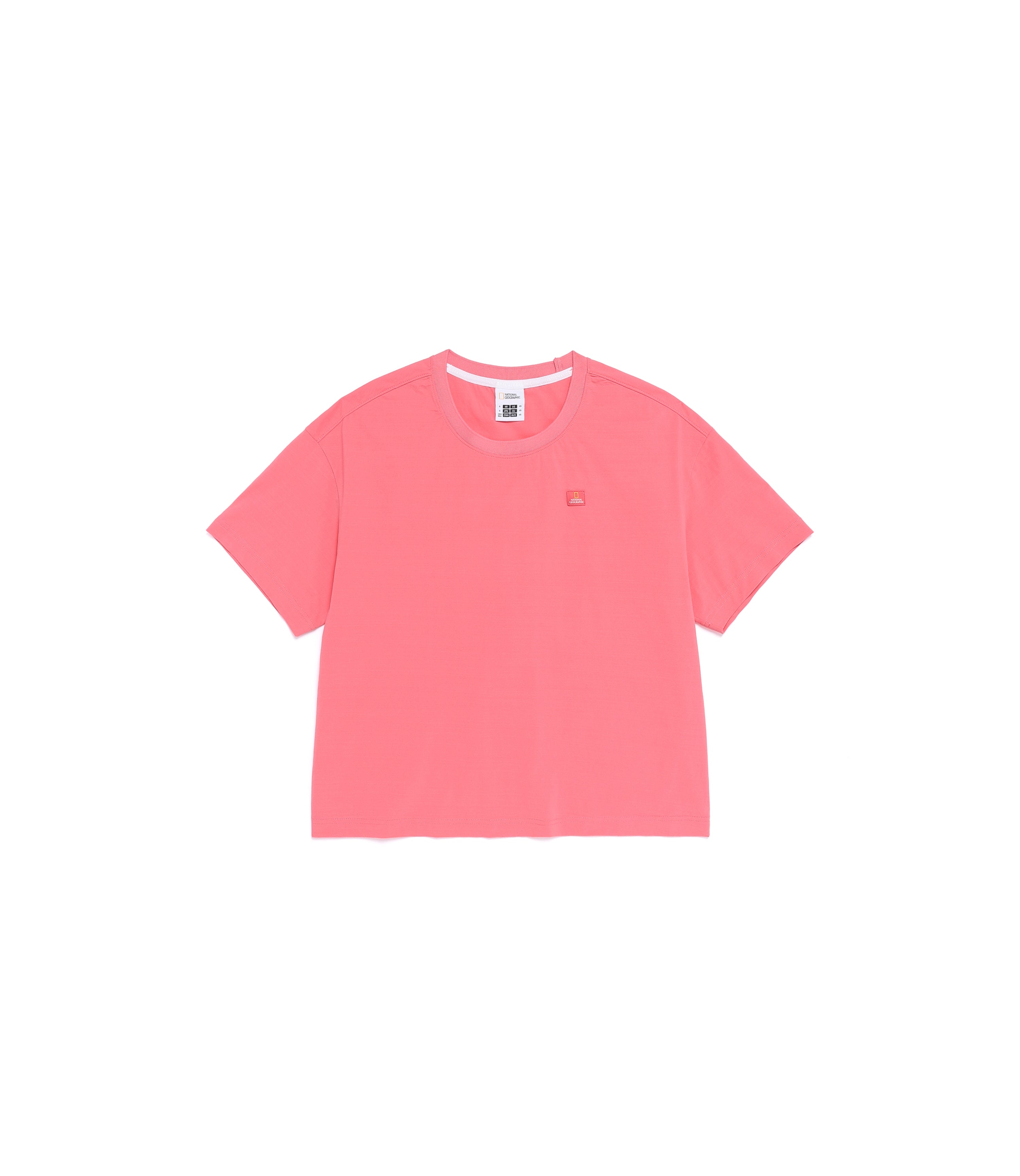 Women's Frozen Air Semi-Crop Short Sleeve Tee<br>CORAL PINK