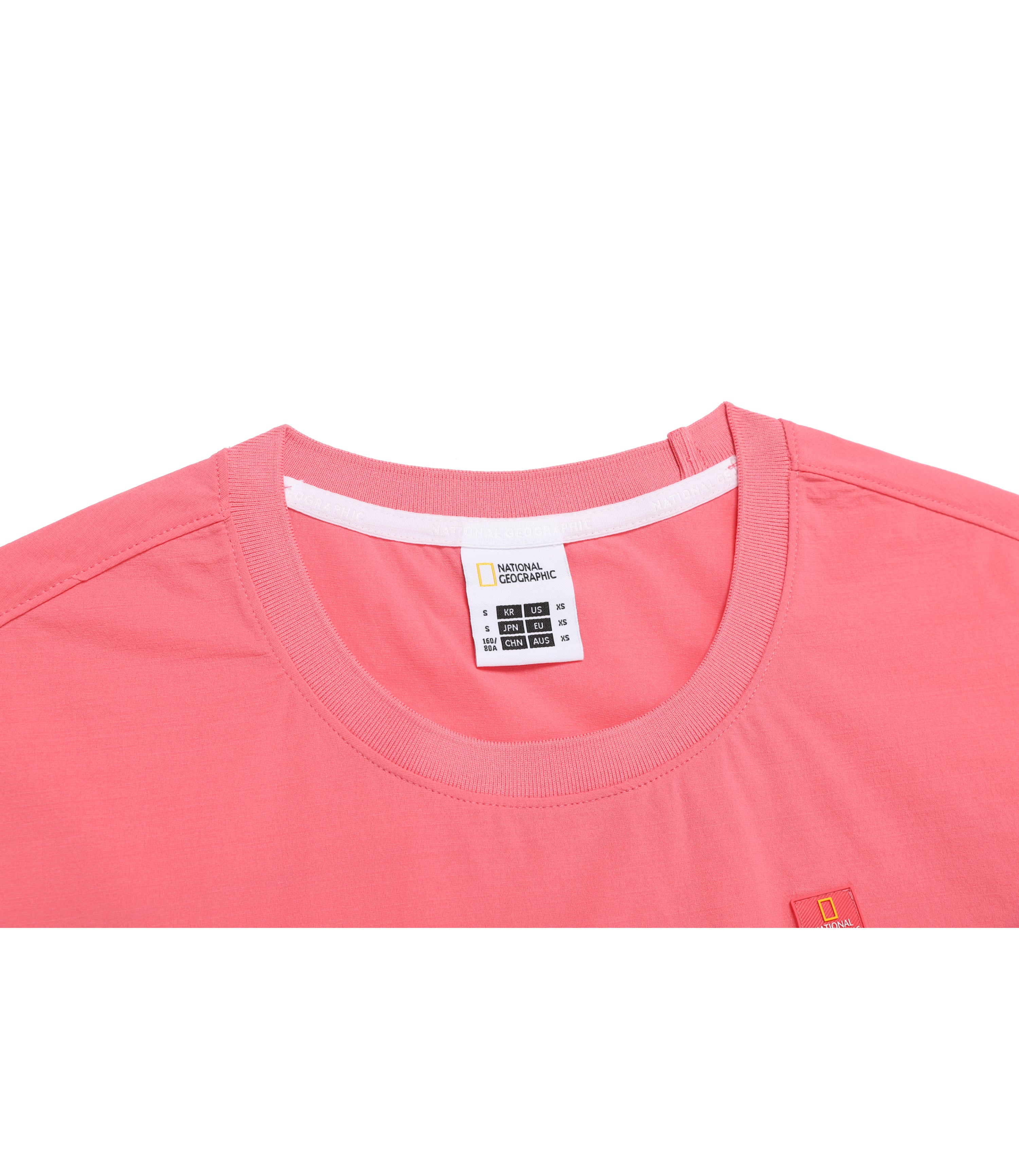 Women's Frozen Air Semi-Crop Short Sleeve Tee<br>CORAL PINK