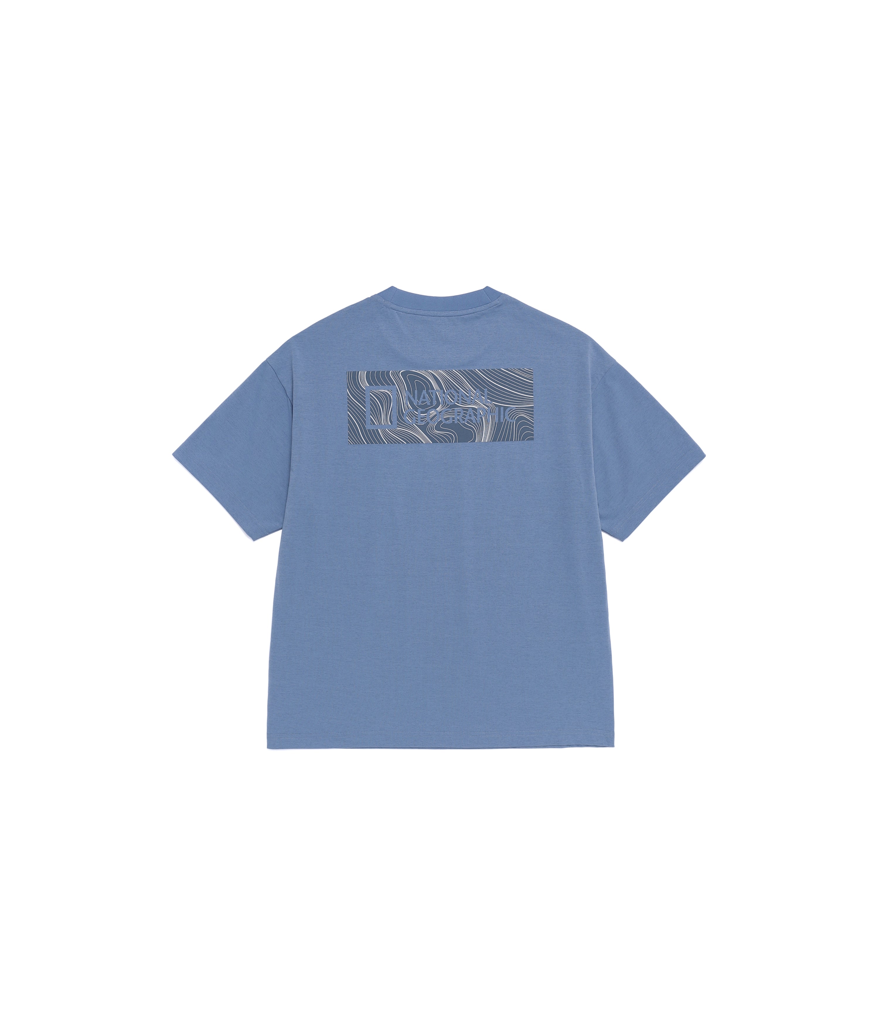 Unisex URBAN Big Logo Short Sleeve Tee<br>MIDDLE BLUE