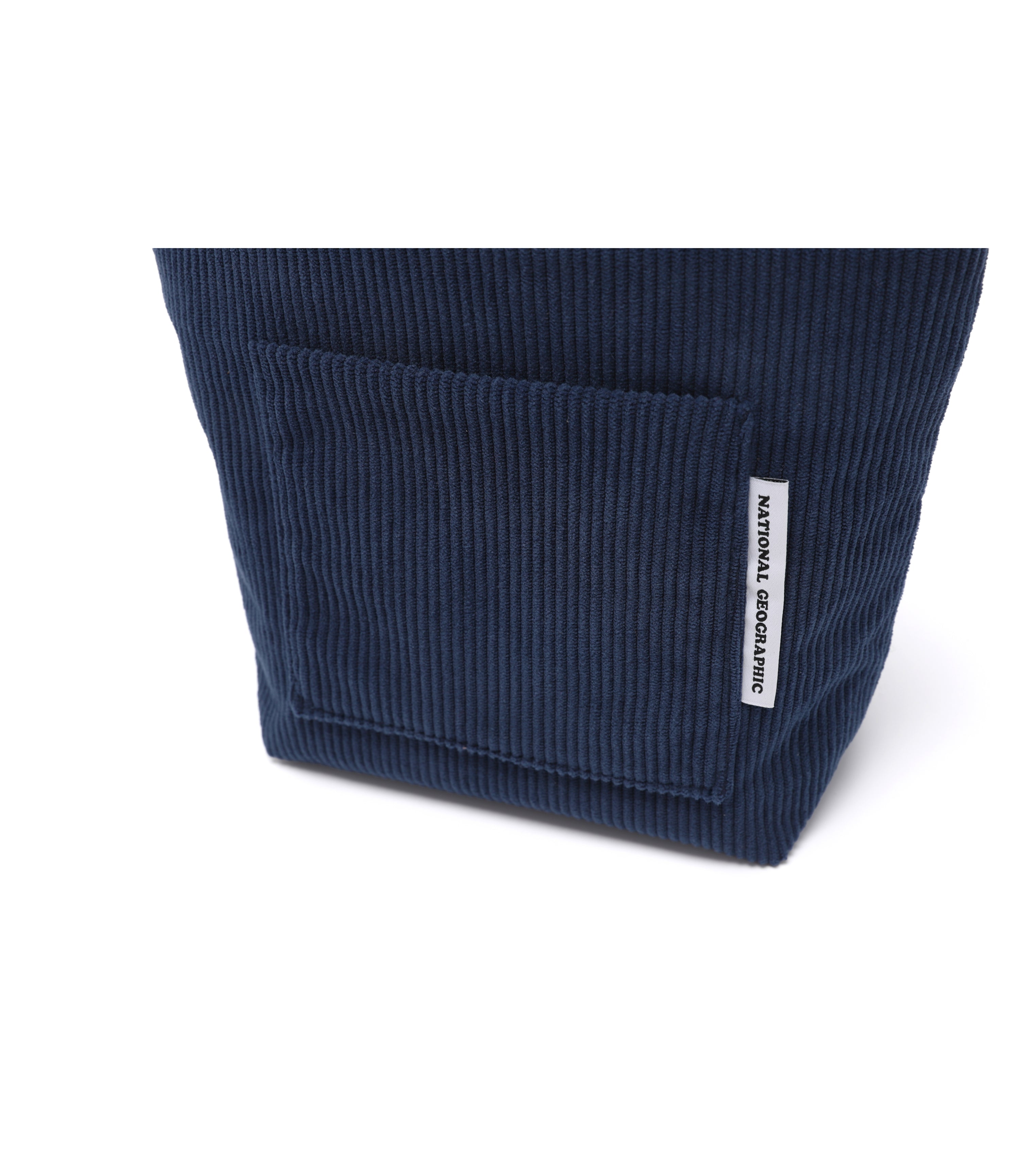 Corduroy Mini Tote Bag<br>NAVY