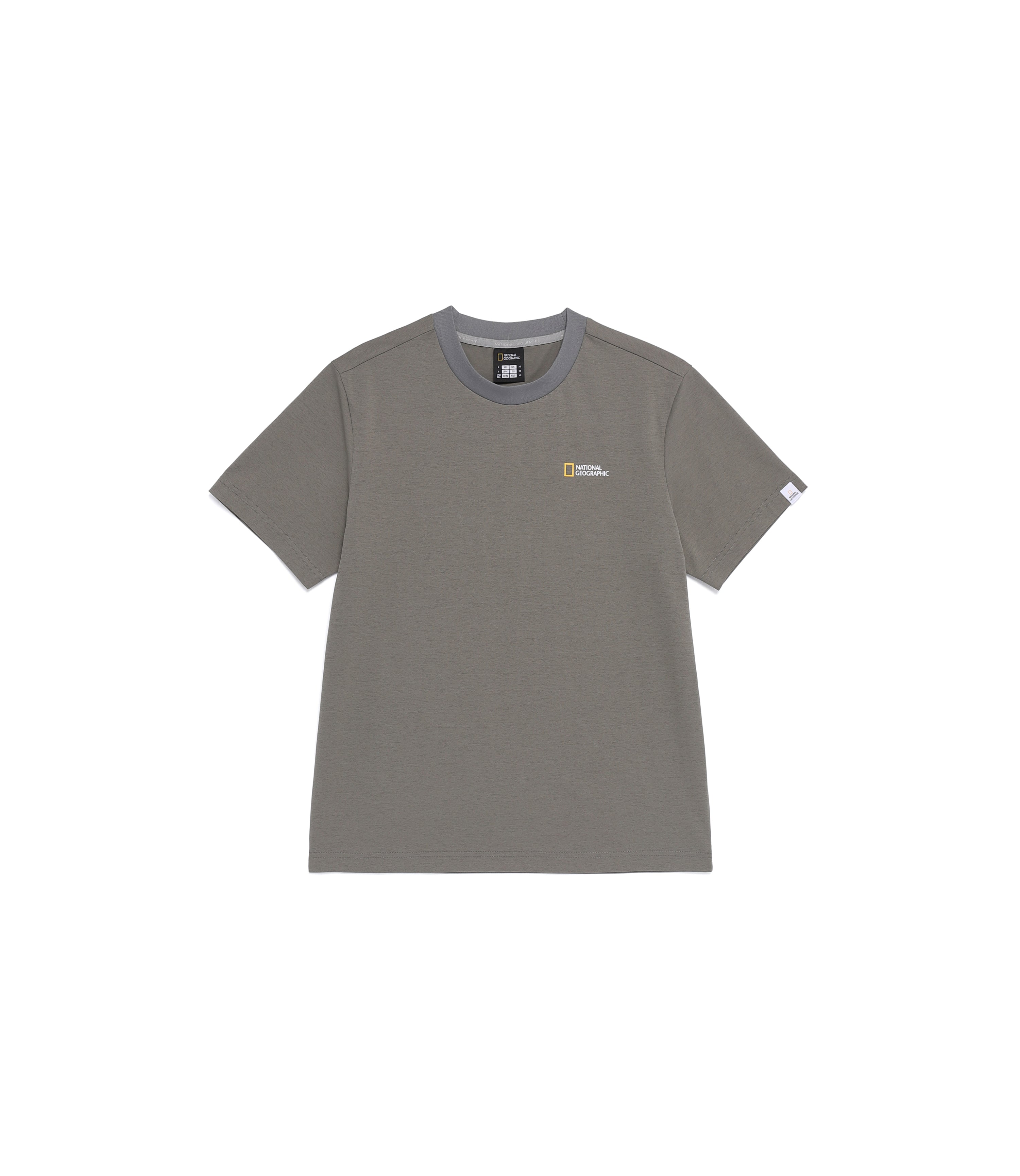 Unisex Crow Sorona Cool Touch Short Sleeve Tee<br>G/KHAKI