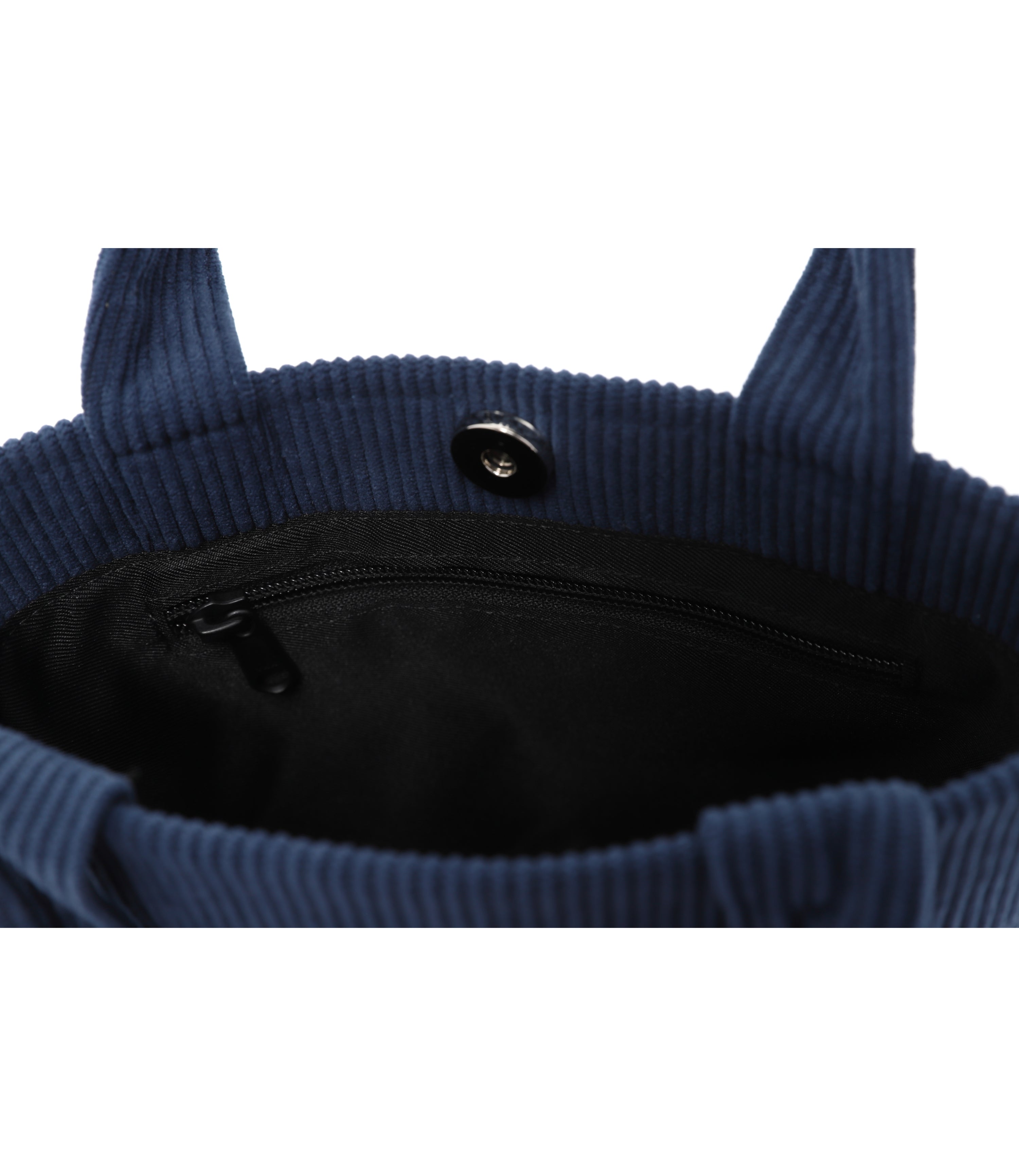 Corduroy Mini Tote Bag<br>NAVY