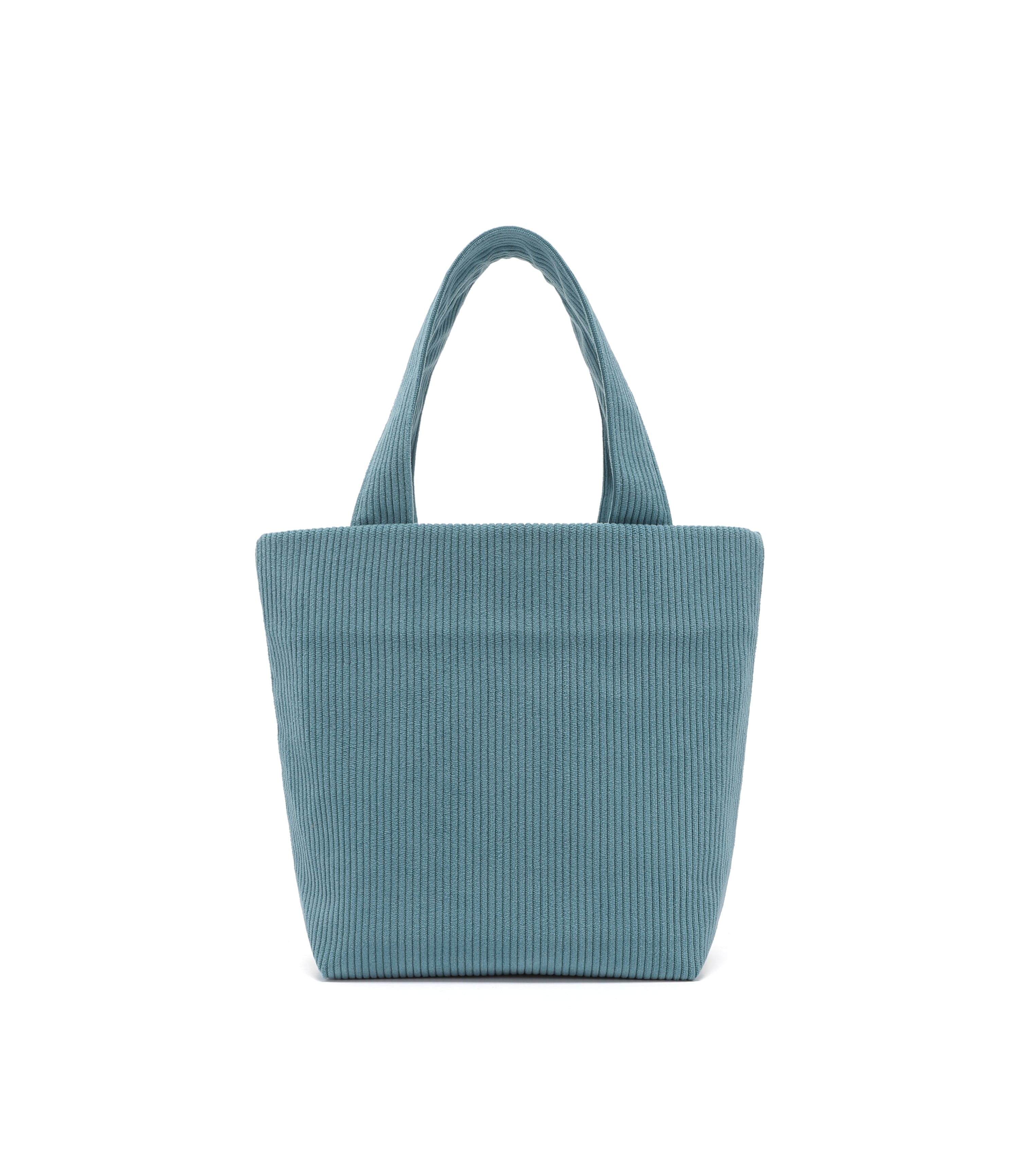 Corduroy Mini Tote Bag<br>TEAL GREEN