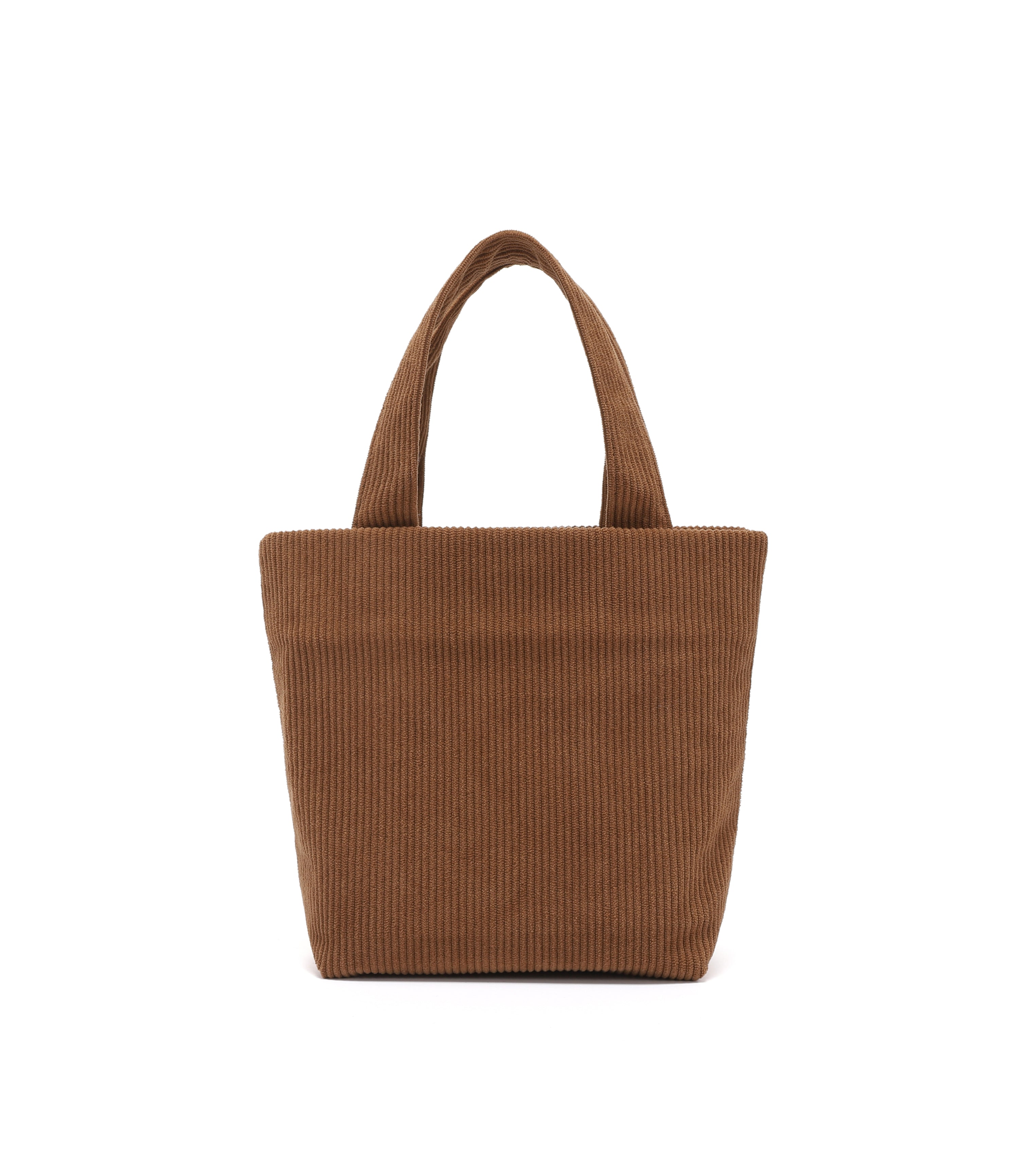 Corduroy Mini Tote Bag<br>BROWN