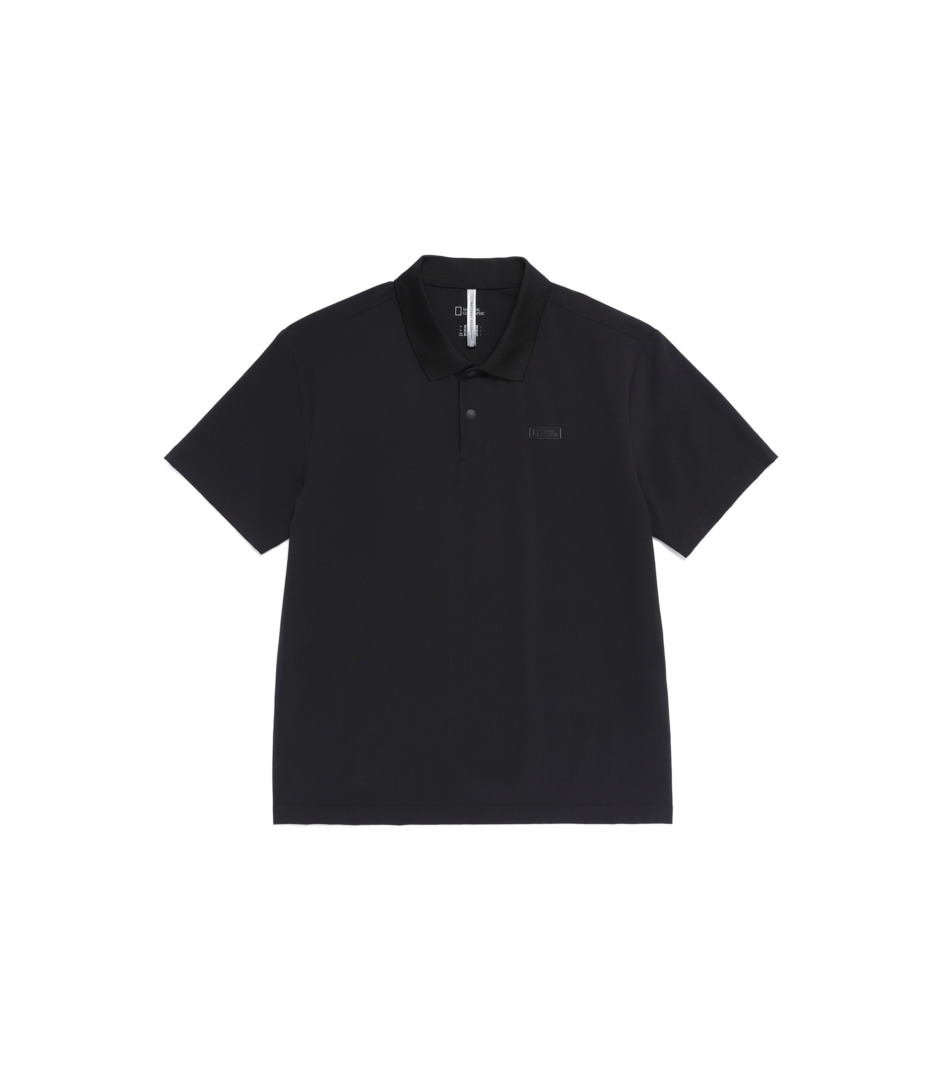 Men's Airflow Short Sleeve Polo Tee<br>BLACK