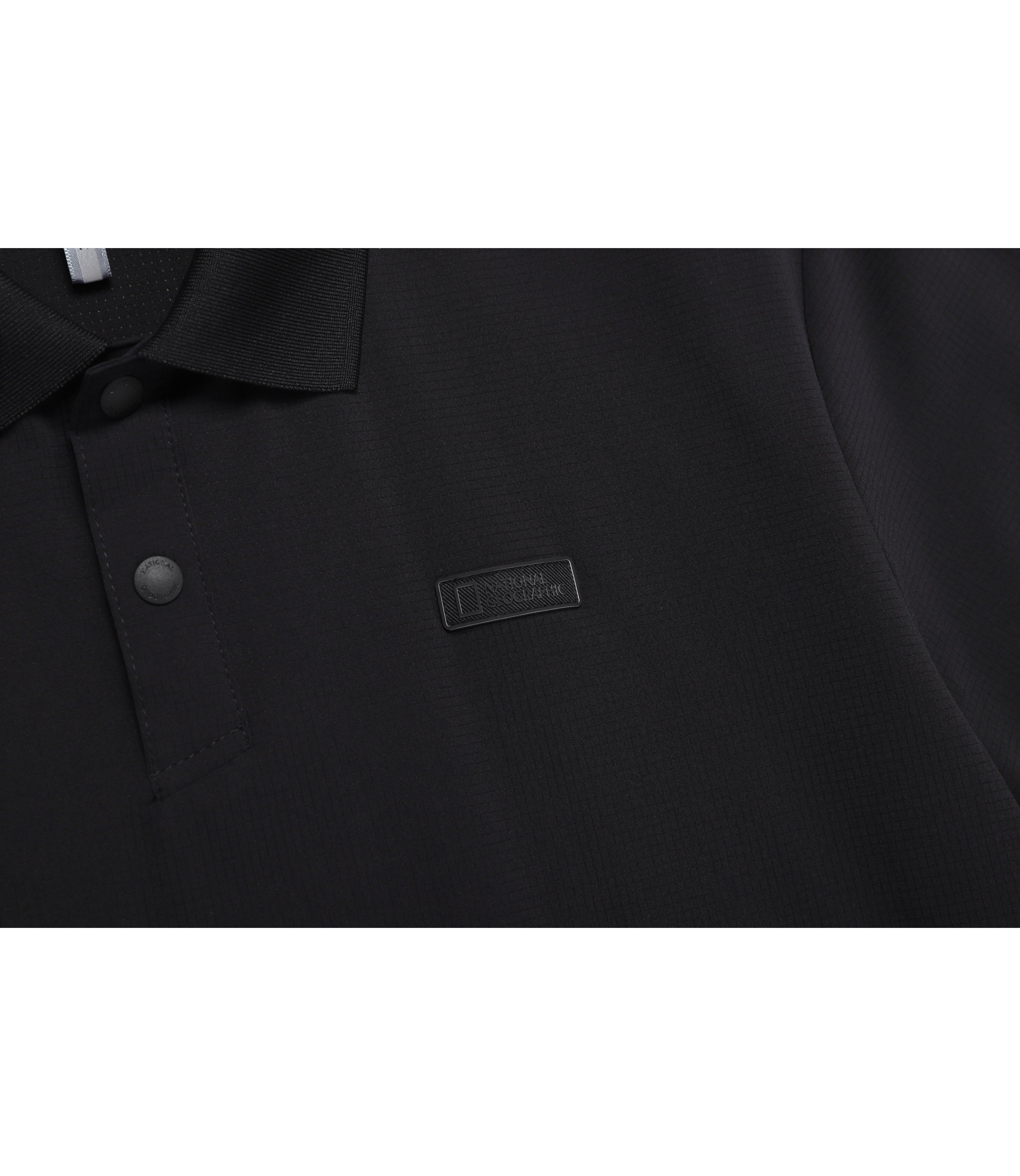 Men's Airflow Short Sleeve Polo Tee<br>BLACK
