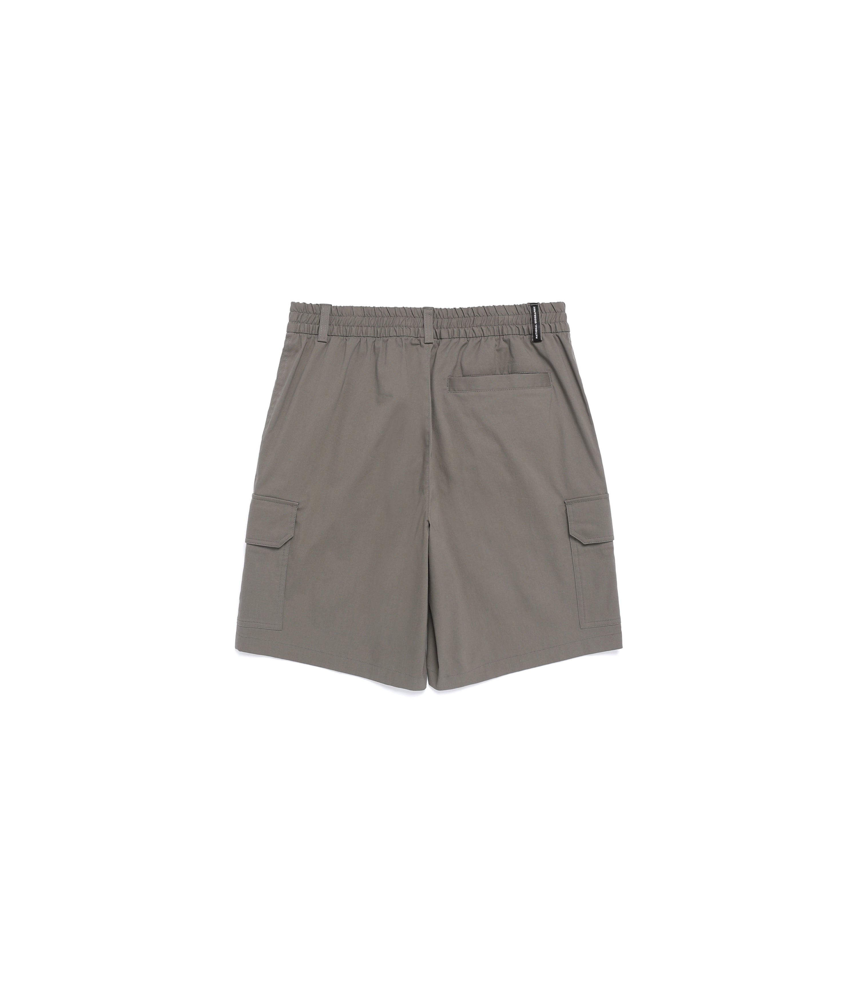 Unisex Cargo Pocket Knee-Length Short Pants<br>G/KHAKI