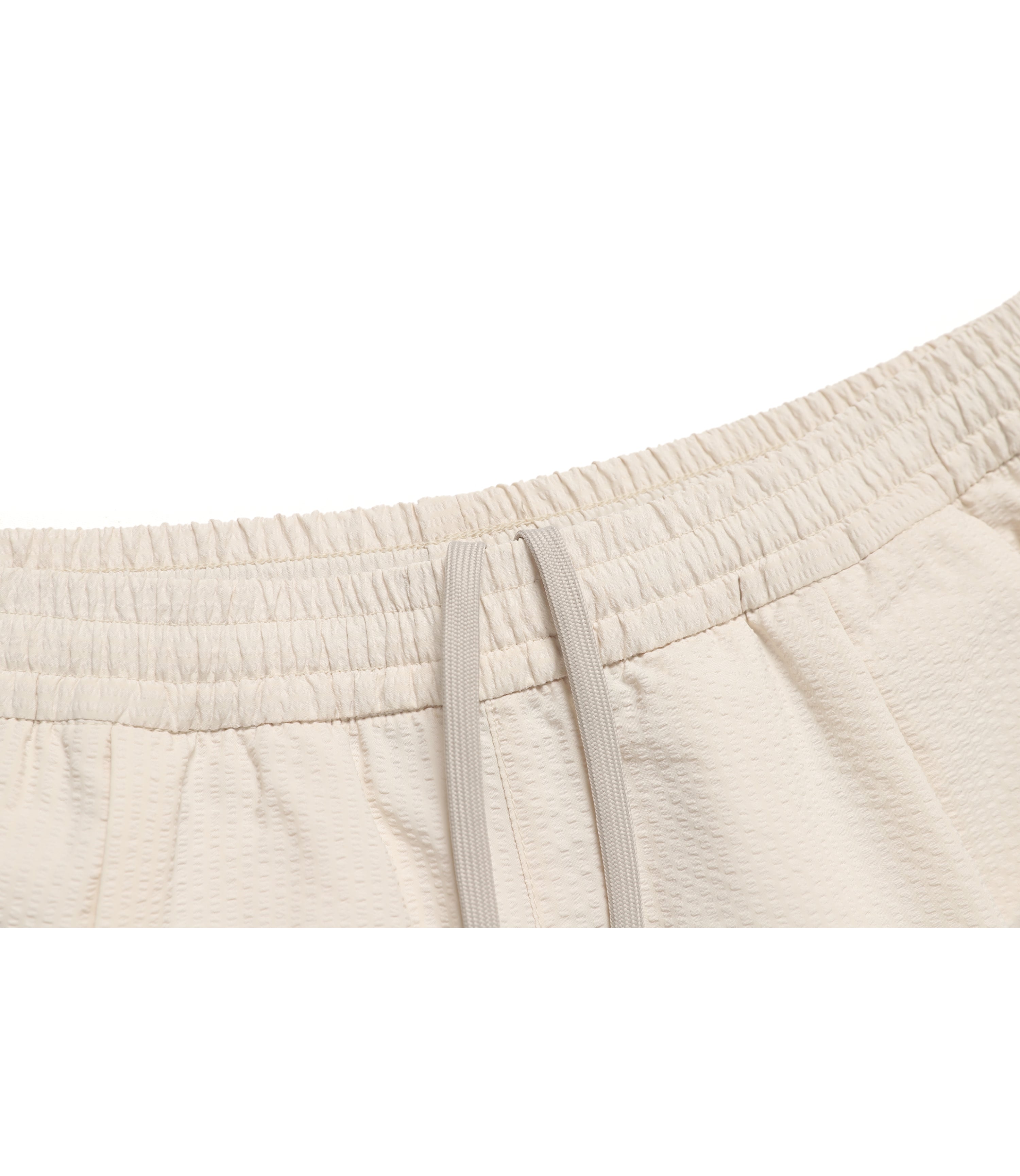 Women's Seersucher Set-Up Short Pants<br>L/BEIGE