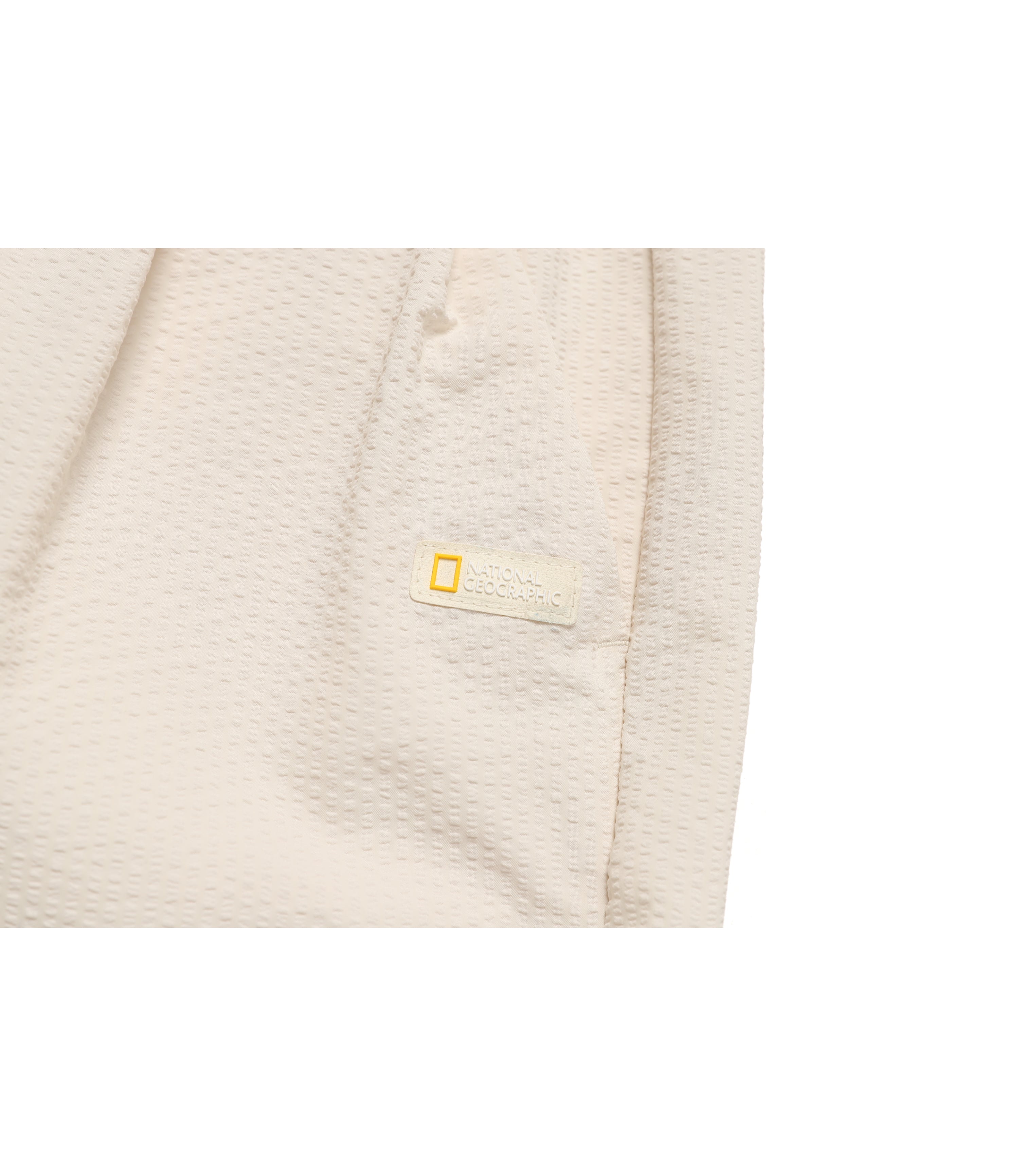 Women's Seersucher Set-Up Short Pants<br>L/BEIGE