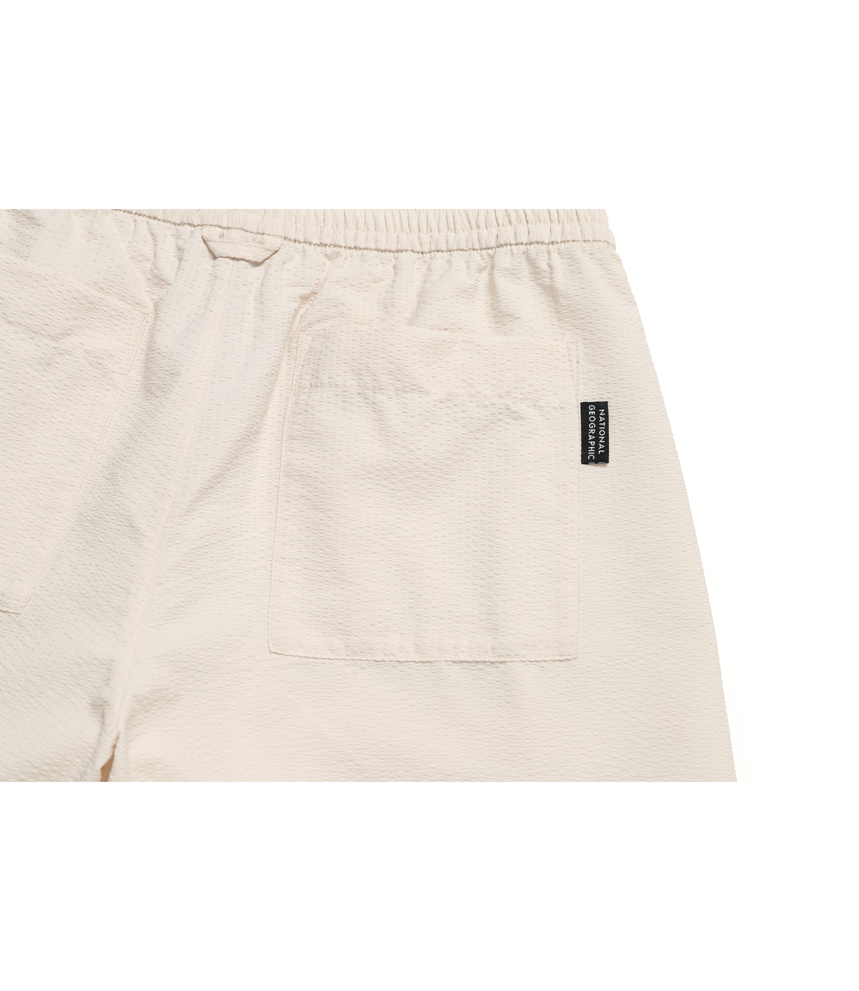 Women's Seersucher Set-Up Short Pants<br>L/BEIGE
