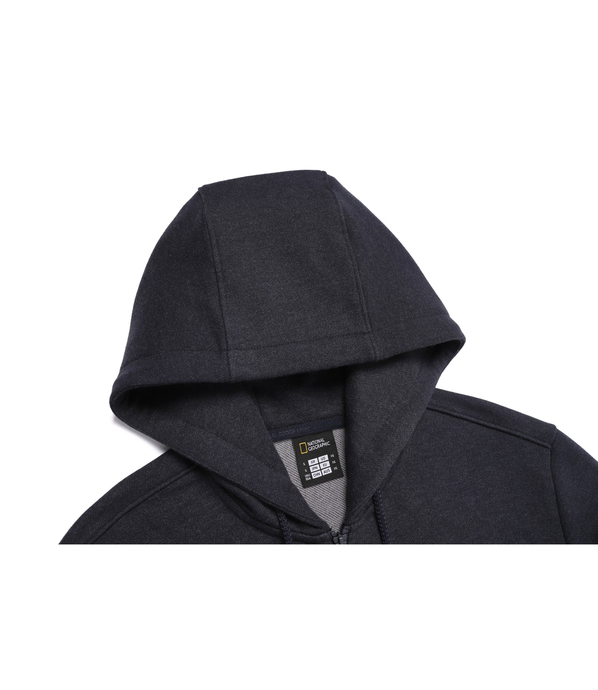 Women's Denim-Like Full Zip-Up Hoodie<br>MIDNIGHT NAVY