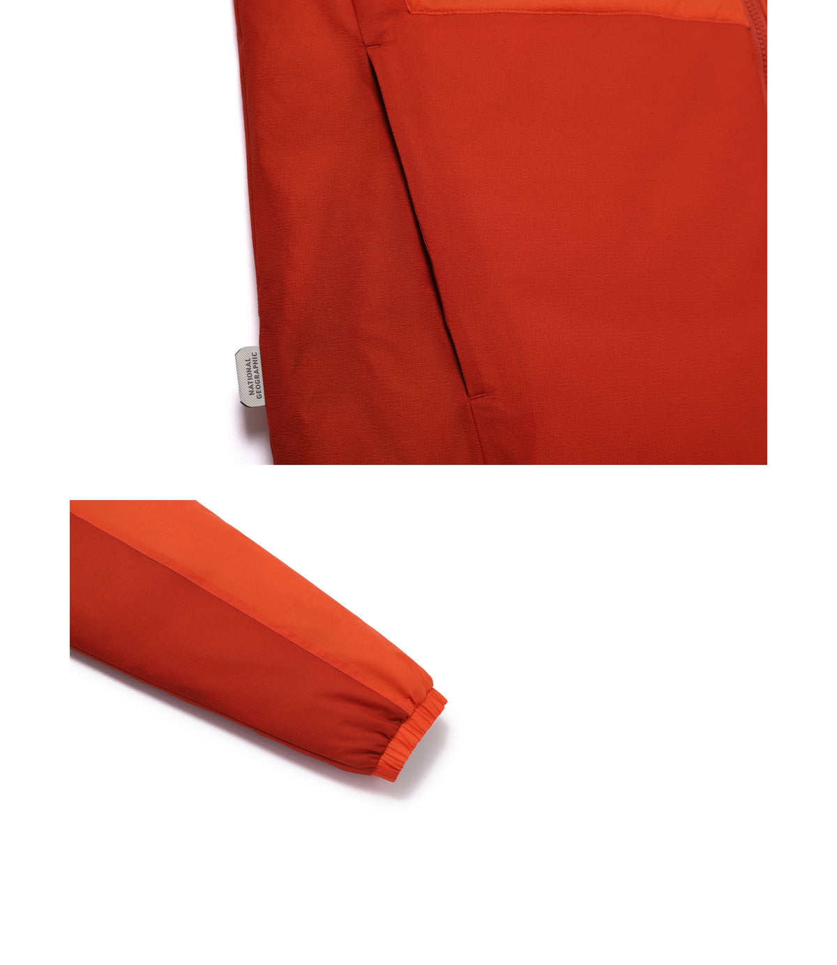 Unisex Arctic Non-Quilting Reversible Goose Down Jumper<br>ORANGE