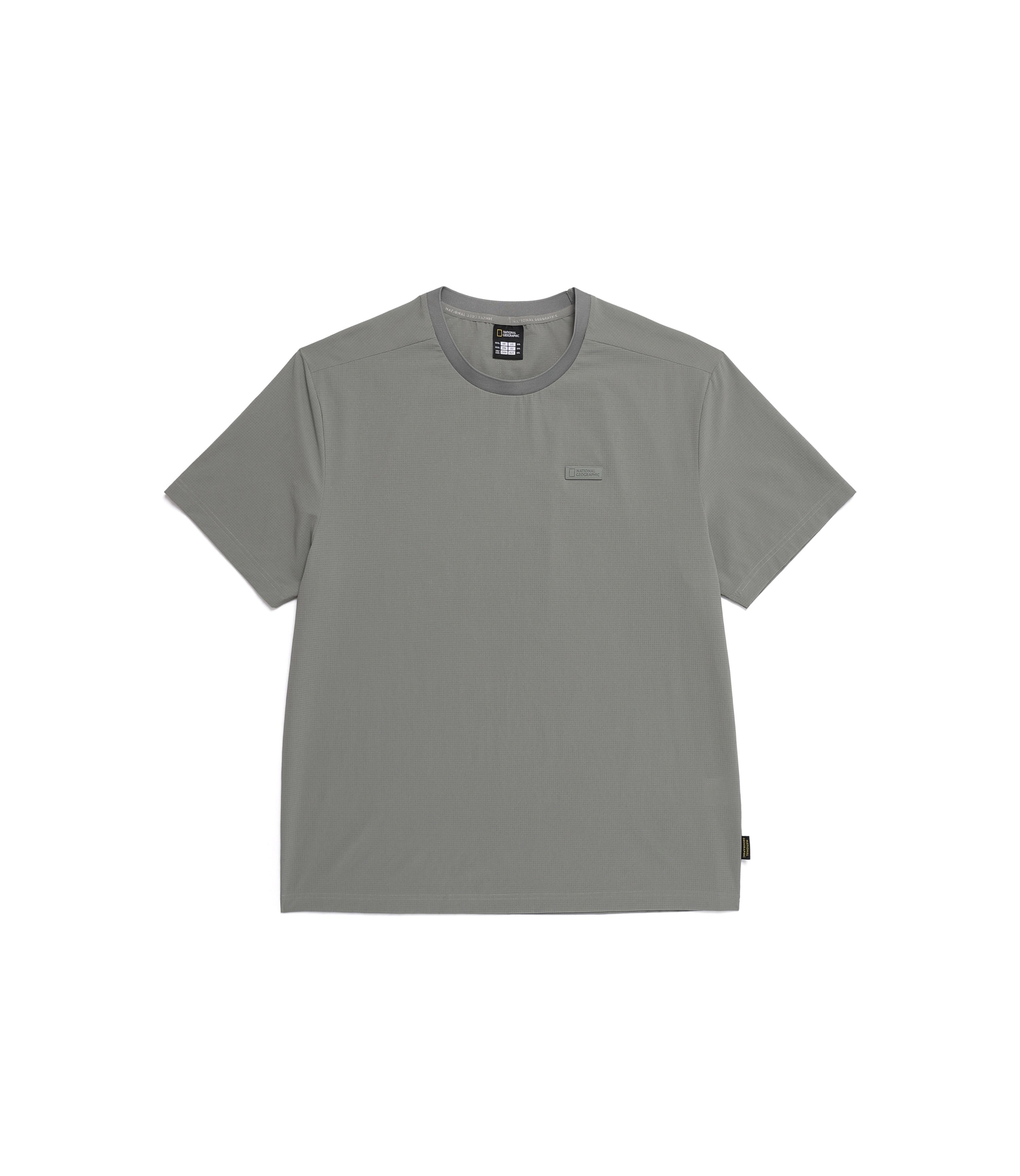 Men's Airdot Functional Basic Fit Half Sleeve Tee<br>LICHEN KHAKI