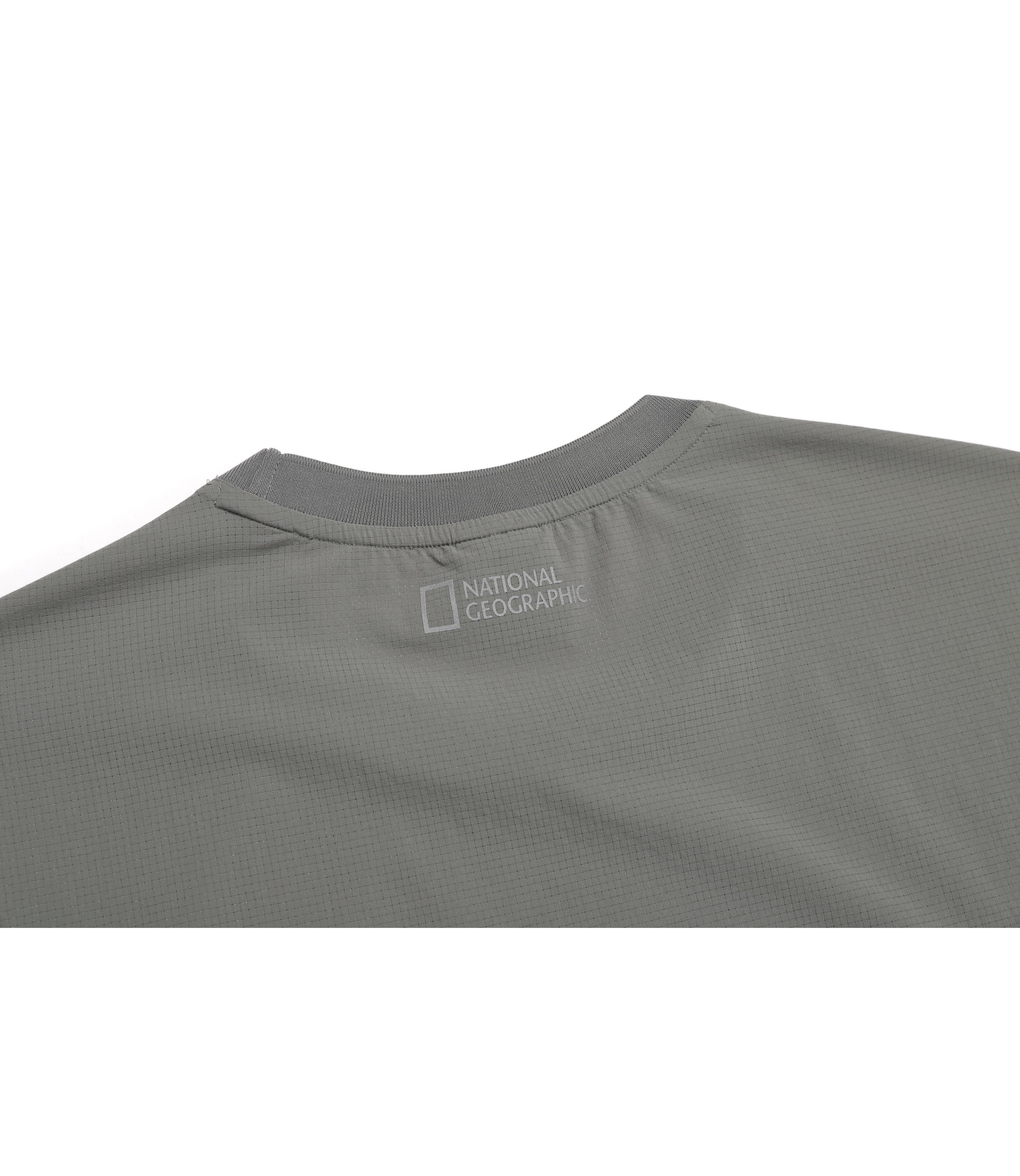 Men's Airdot Functional Basic Fit Half Sleeve Tee<br>LICHEN KHAKI