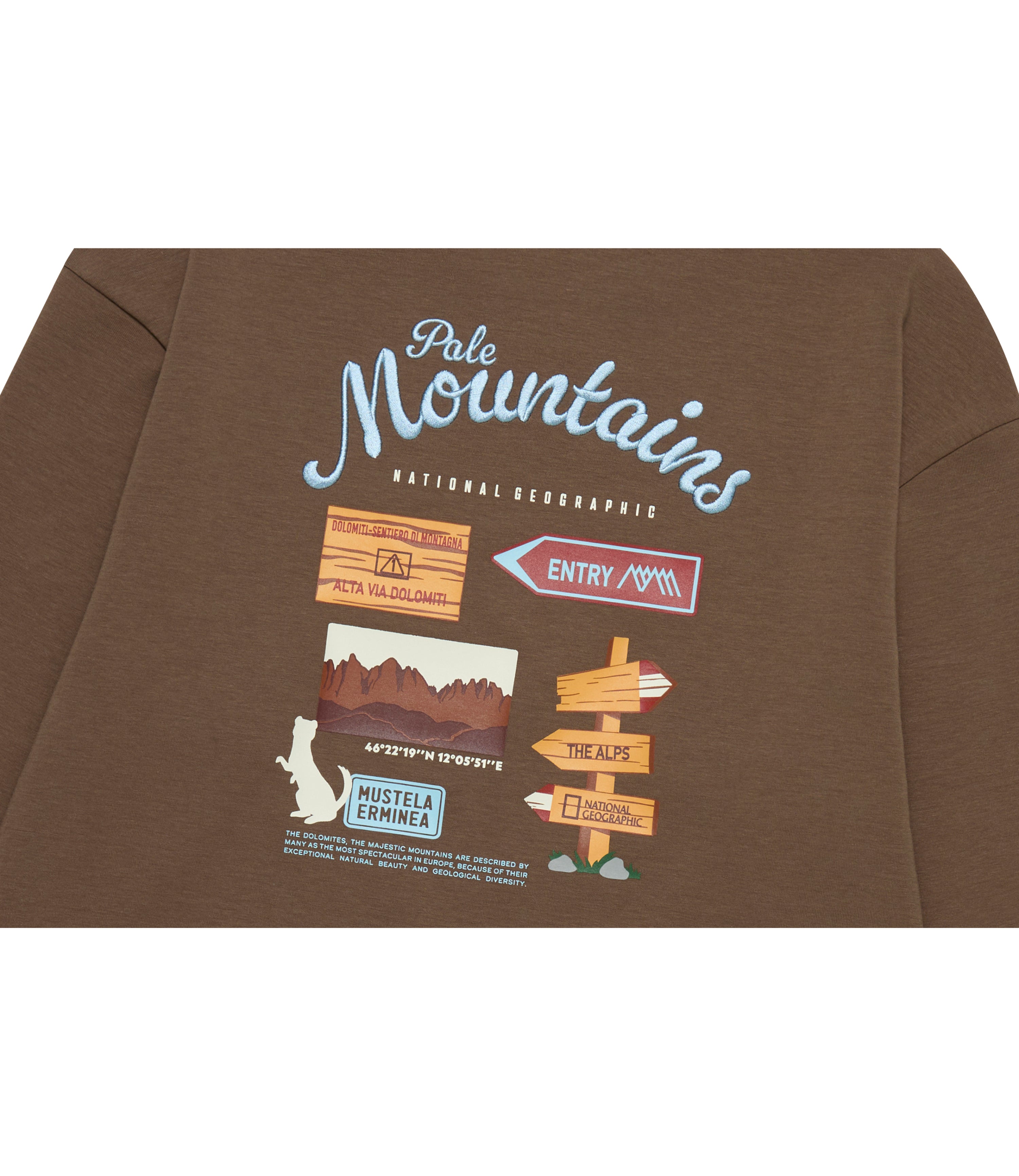 Kid's Season Back Graphic Sweatshirt<br>BROWN
