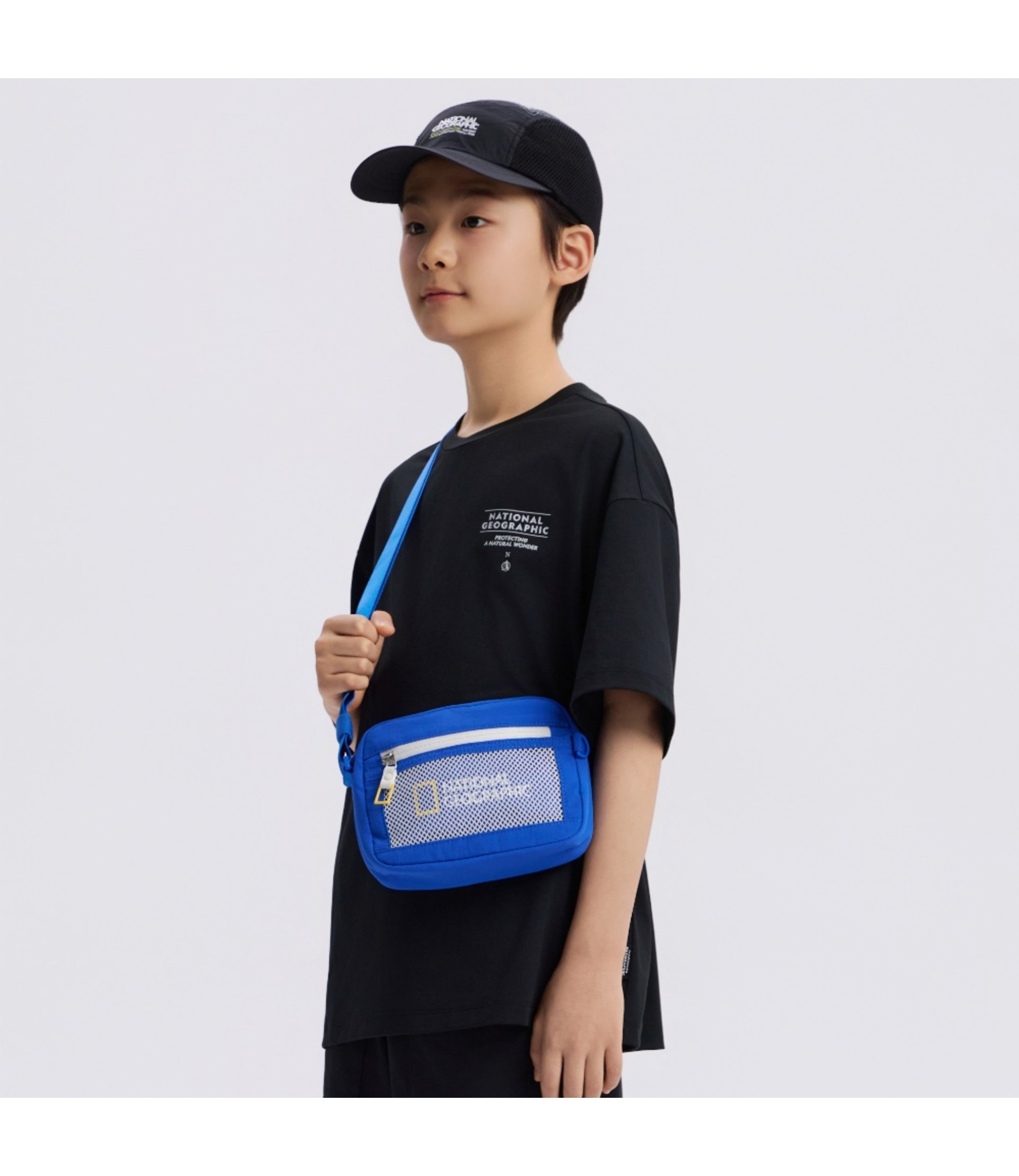 Kid's Square Crossbody Bag<br>BLUE