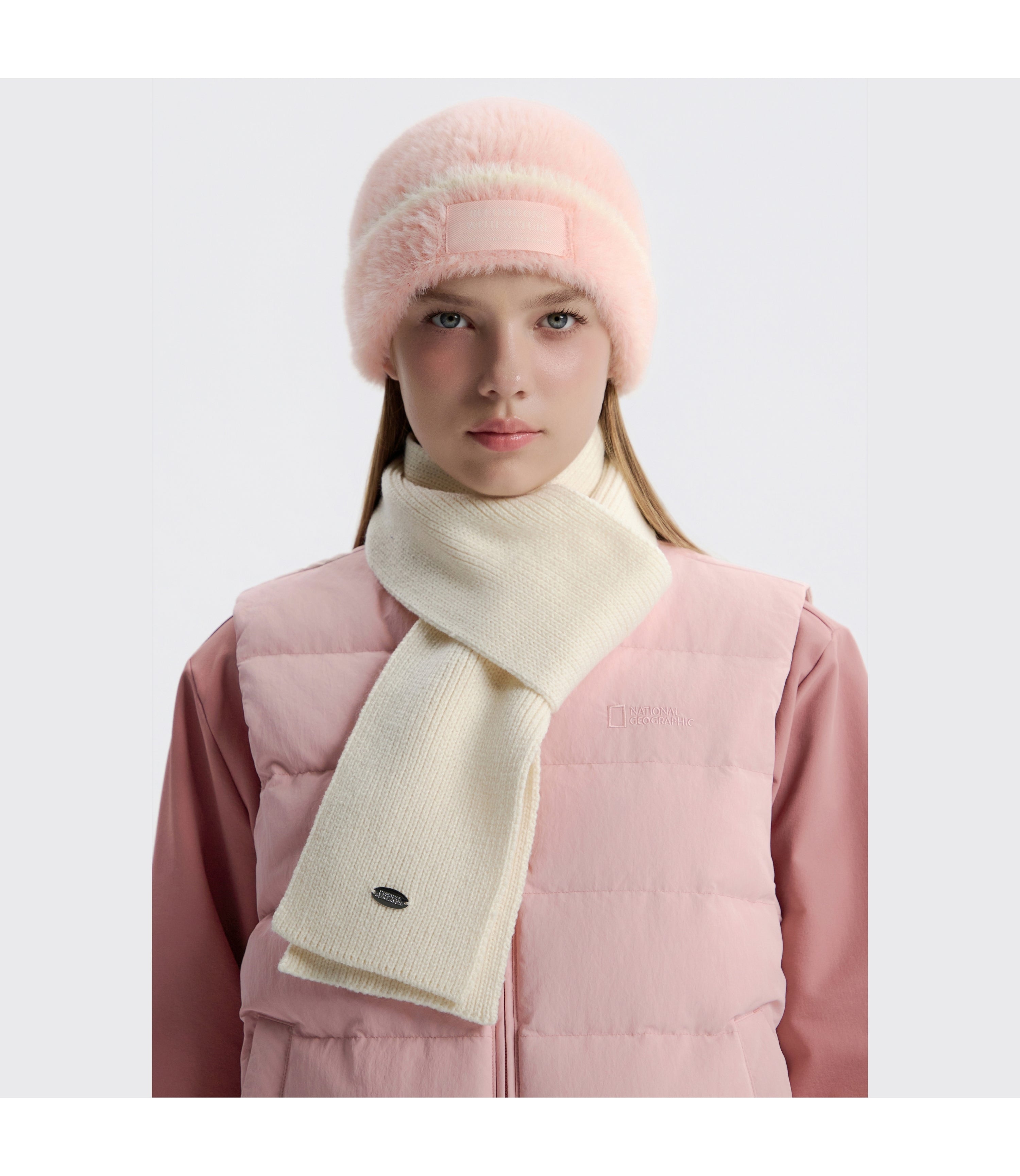 Cozy Knit Muffler<br>IVORY