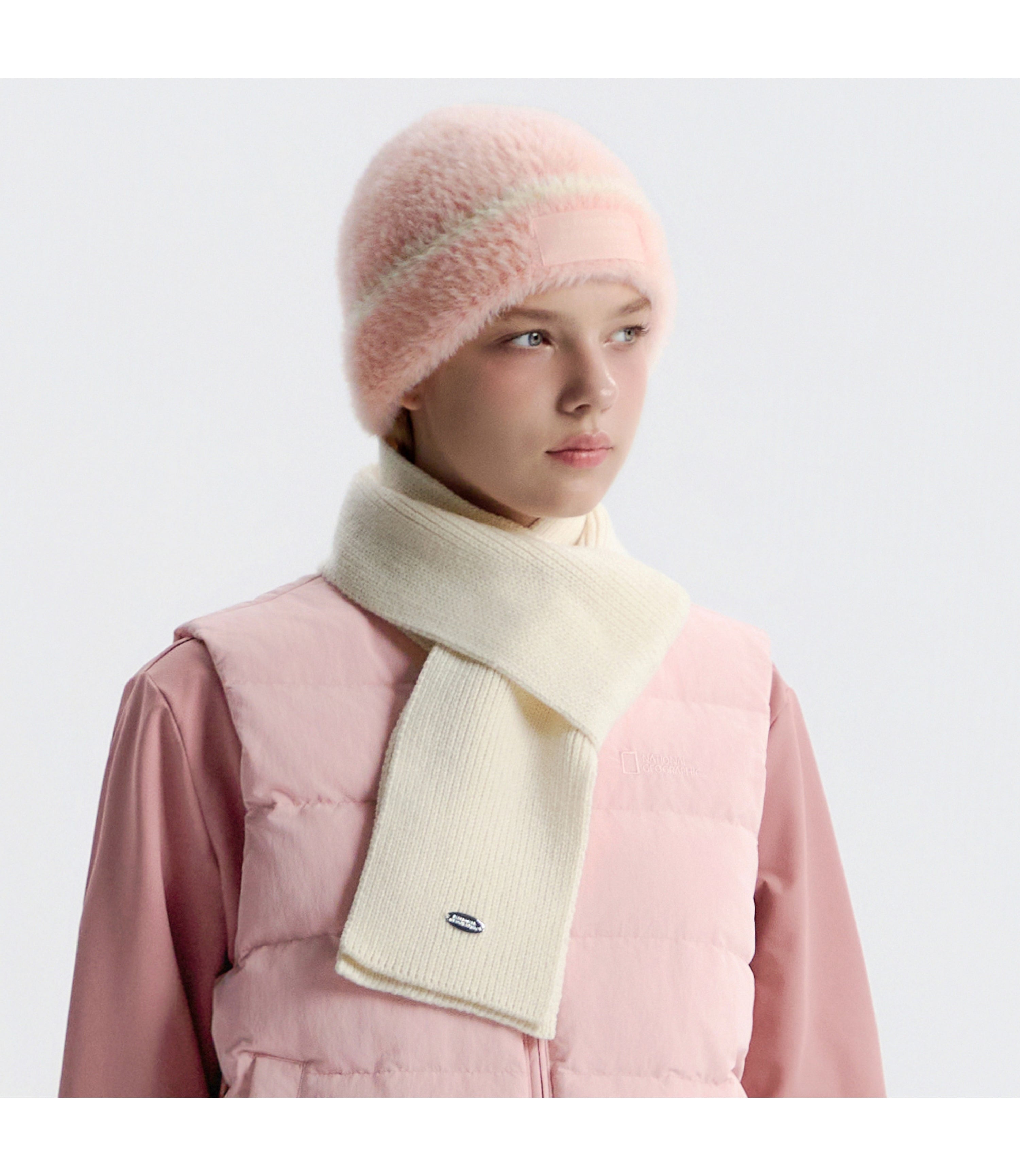 Cozy Knit Muffler<br>IVORY