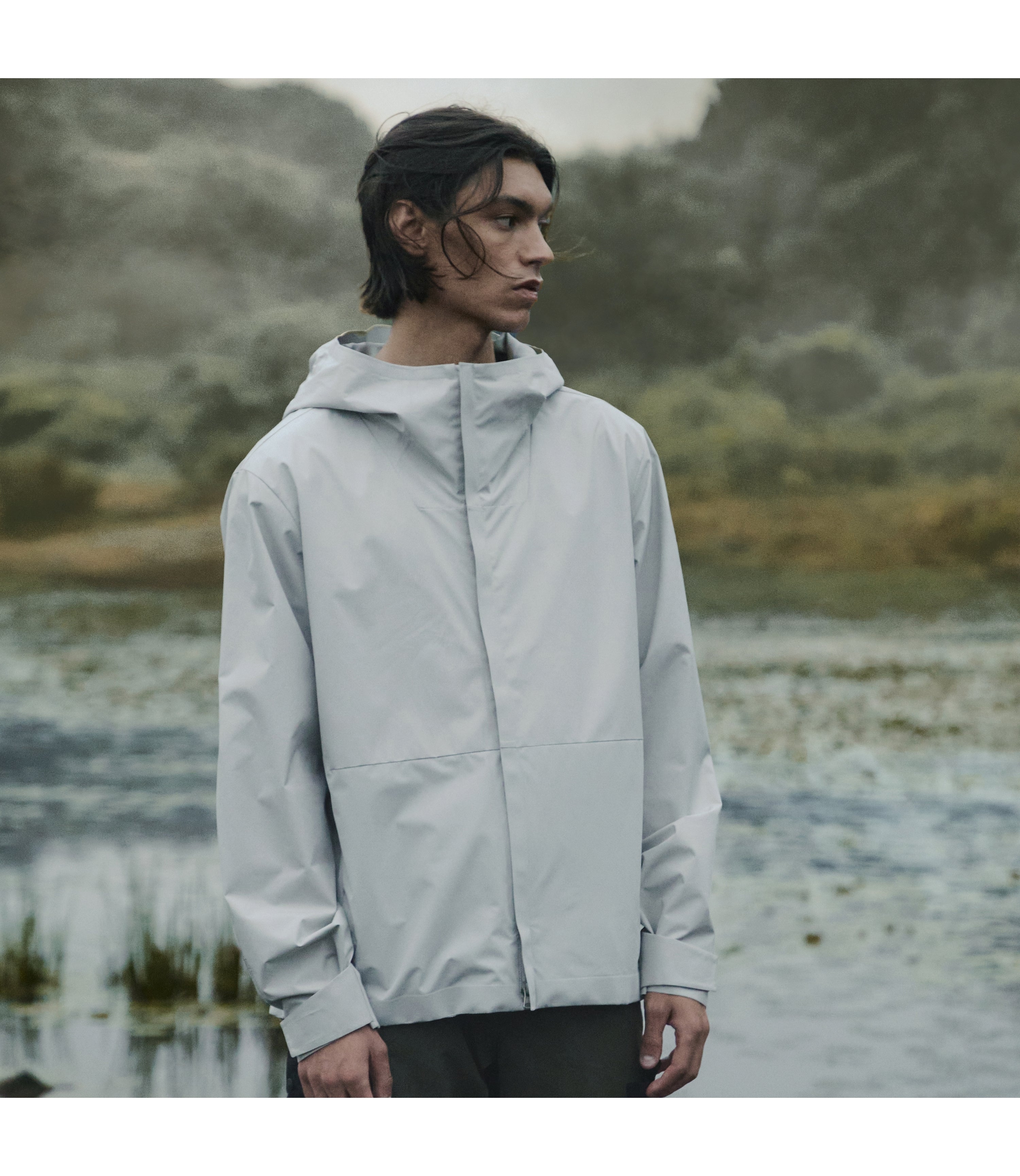 Unisex ATLAS Windstopper By Gore-Tex Labs 2-Layer Jacket<br>L/GREY