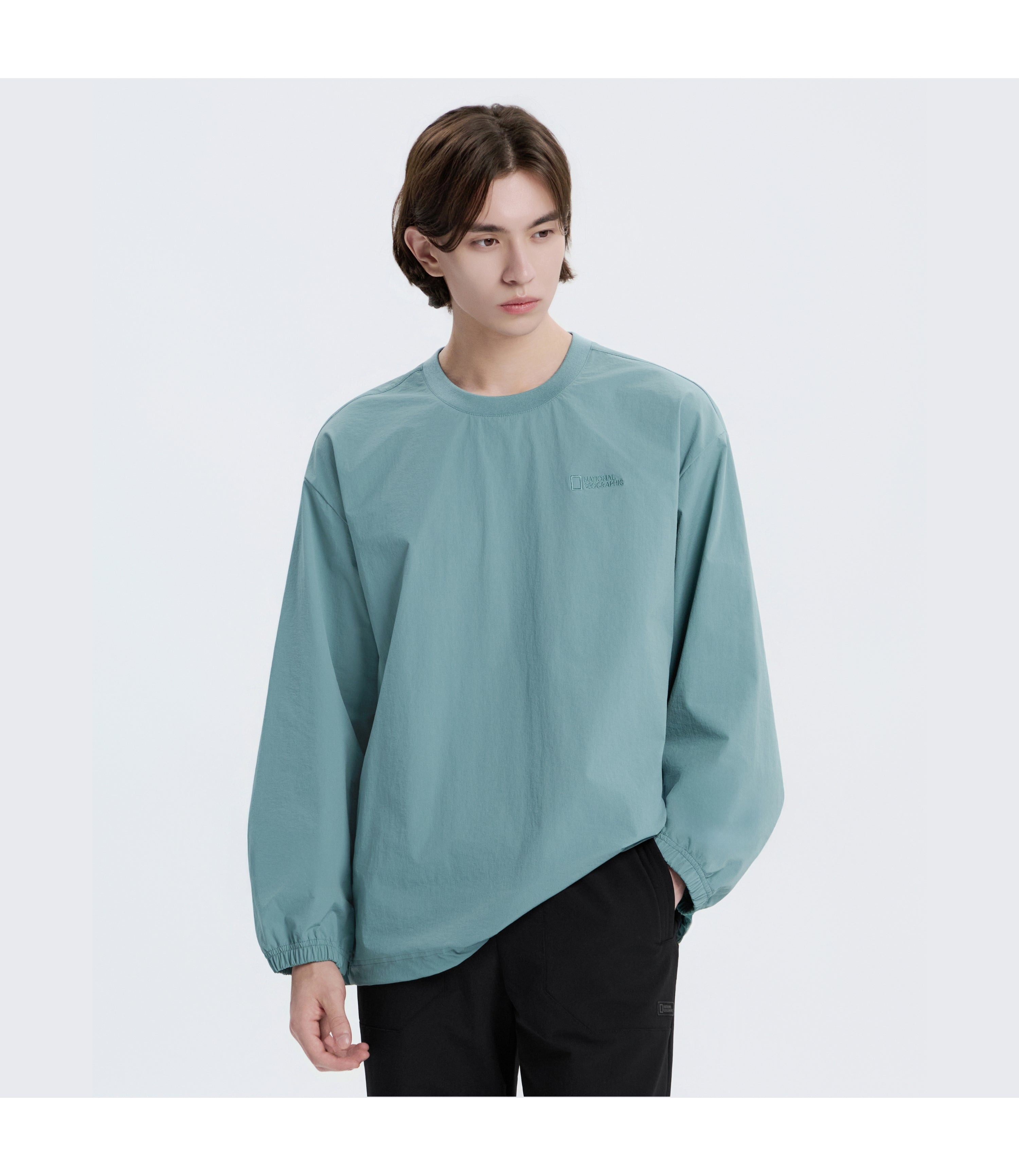 Unisex ARCHELON Stretch Sweatshirt<br>LIGHT TEAL GREEN