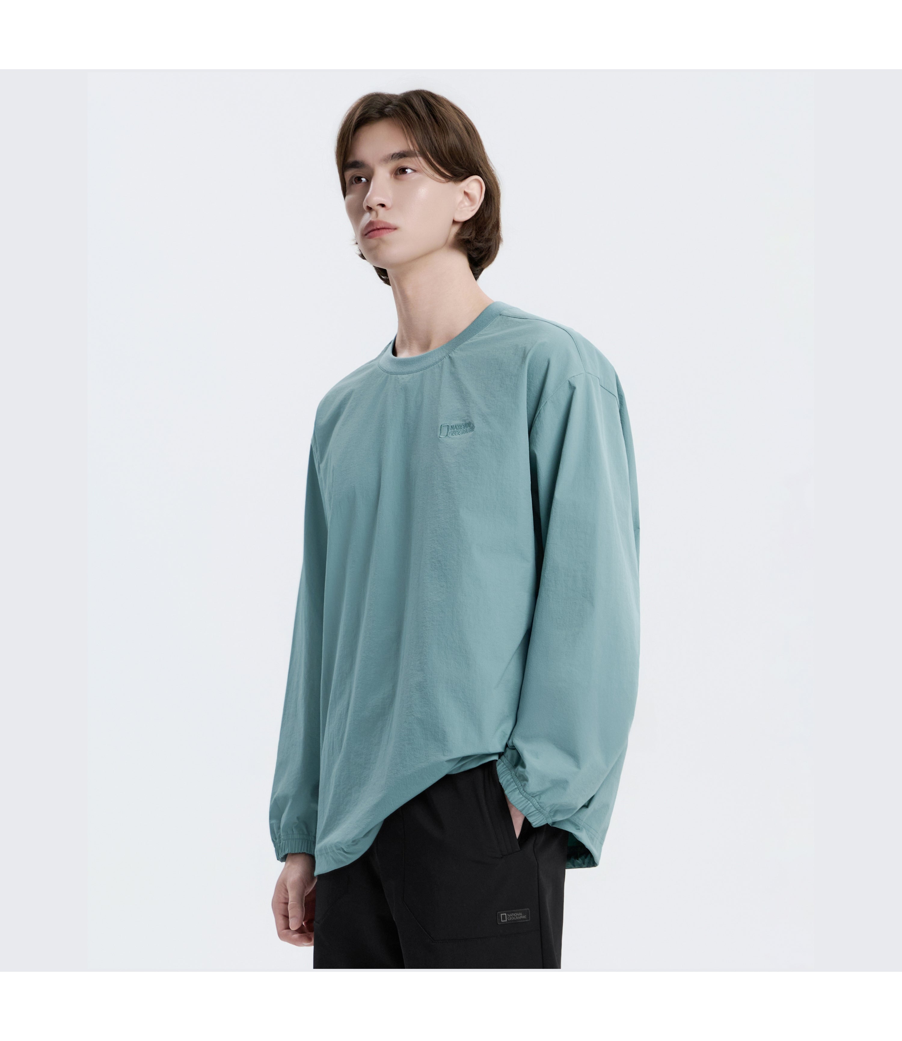 Unisex ARCHELON Stretch Sweatshirt<br>LIGHT TEAL GREEN