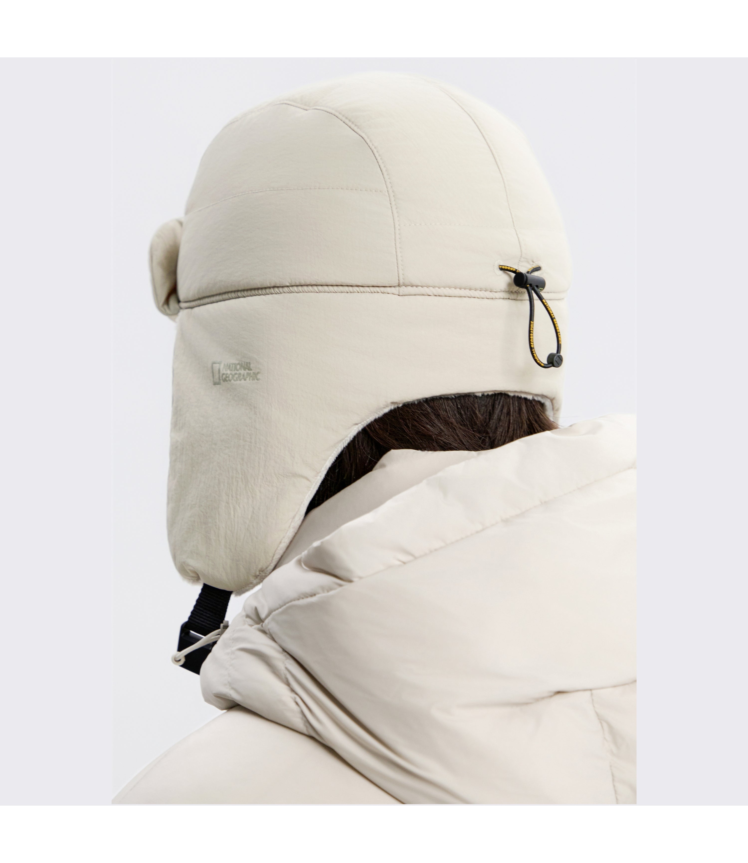 Padded Trapper Hat<br>BEIGE