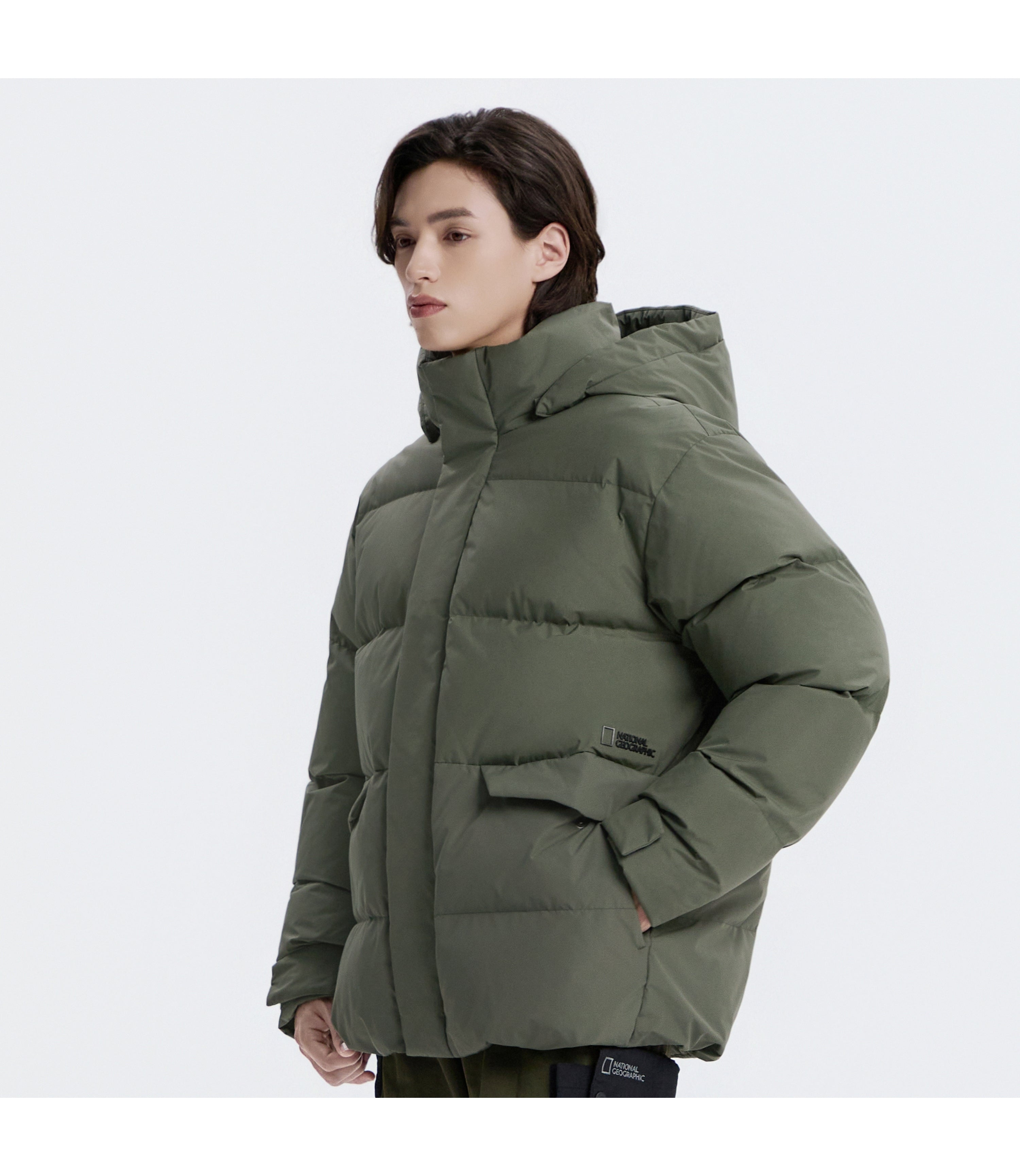 Unisex ATLAS Windstopper By Gore-Tex Labs Short Goose Down<br>KHAKI