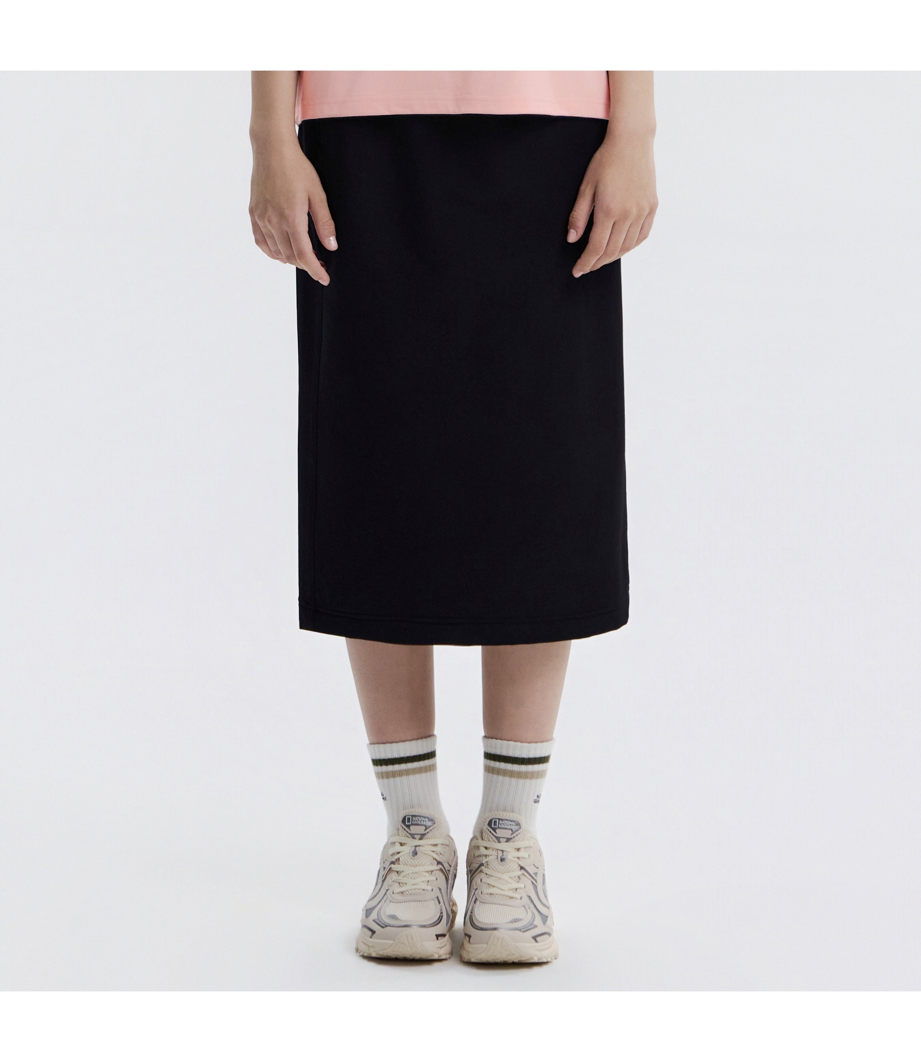 Women's ARCHELON Double Warm Woven Skirt<br>BLACK