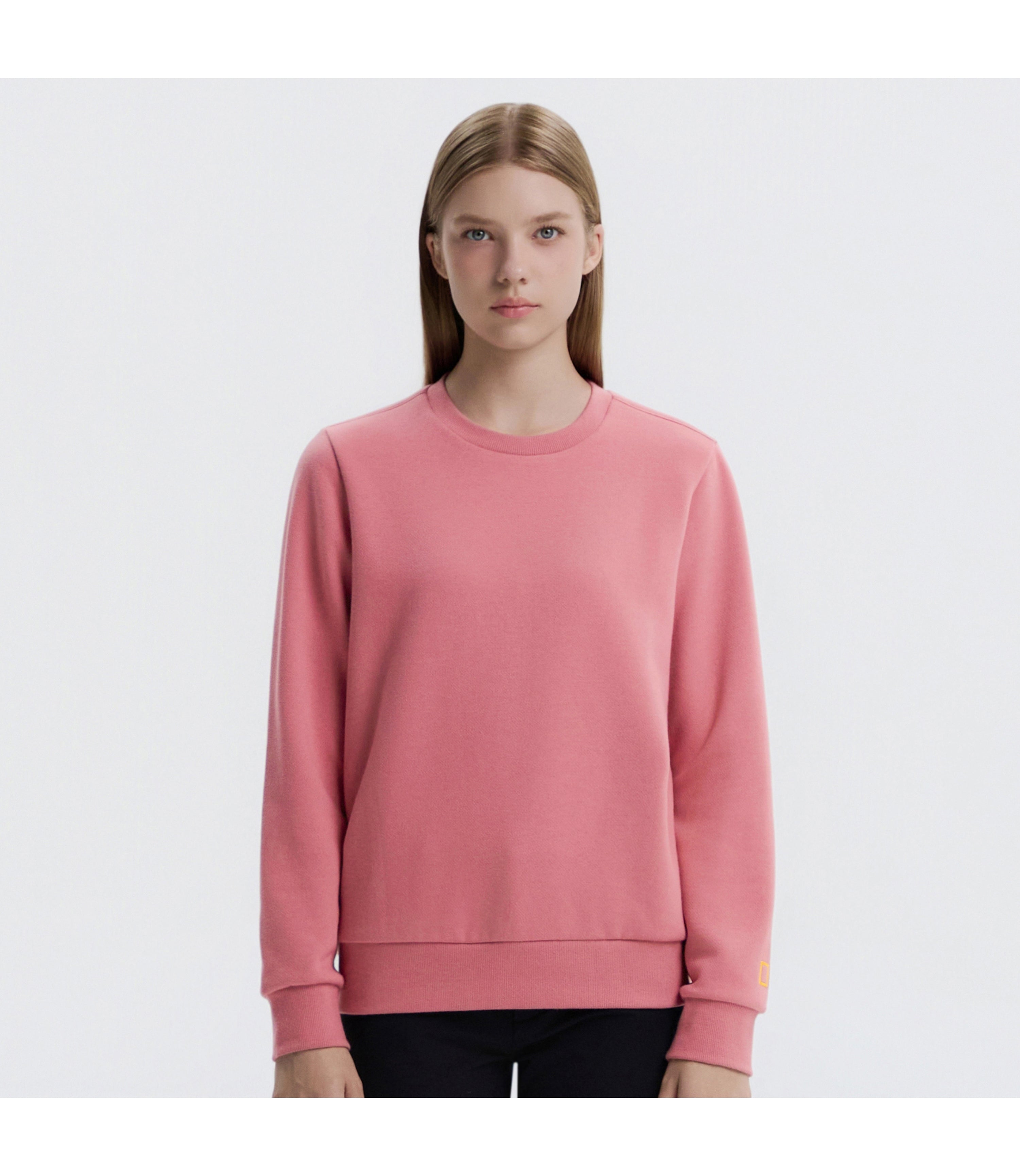 Women's Animal Graphic Sweatshirt<br>D/PINK