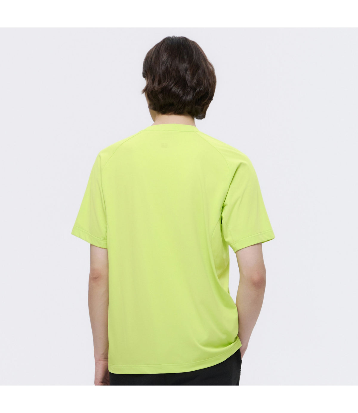 Unisex NATURE Delta Peak Color-Block Basic-Fit Short Sleeve Tee<br>GREEN GLOW