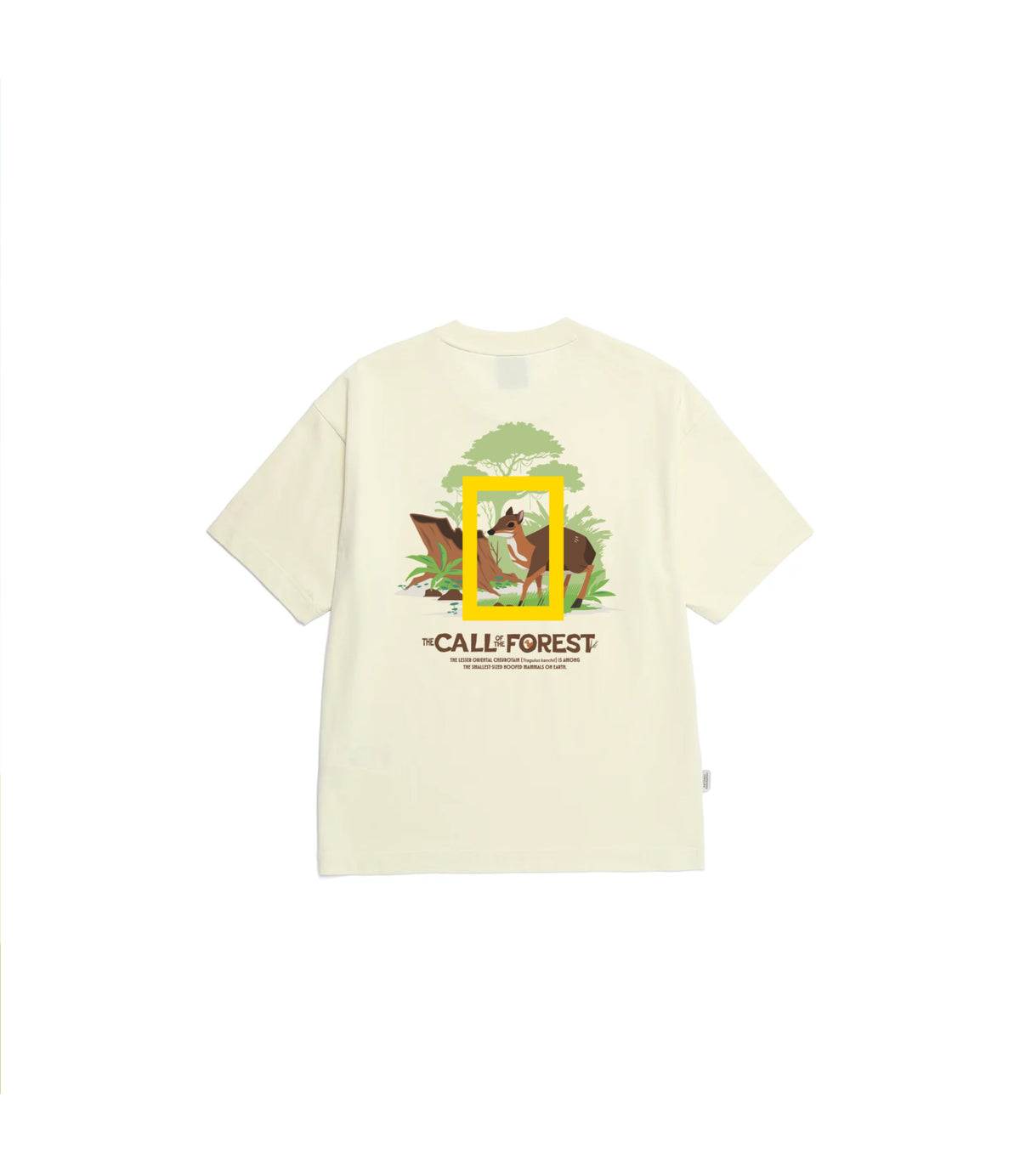 Unisex MY Exclusive Bespoke Graphic Short Sleeve Tee | Mouse Deer<br>O/WHITE