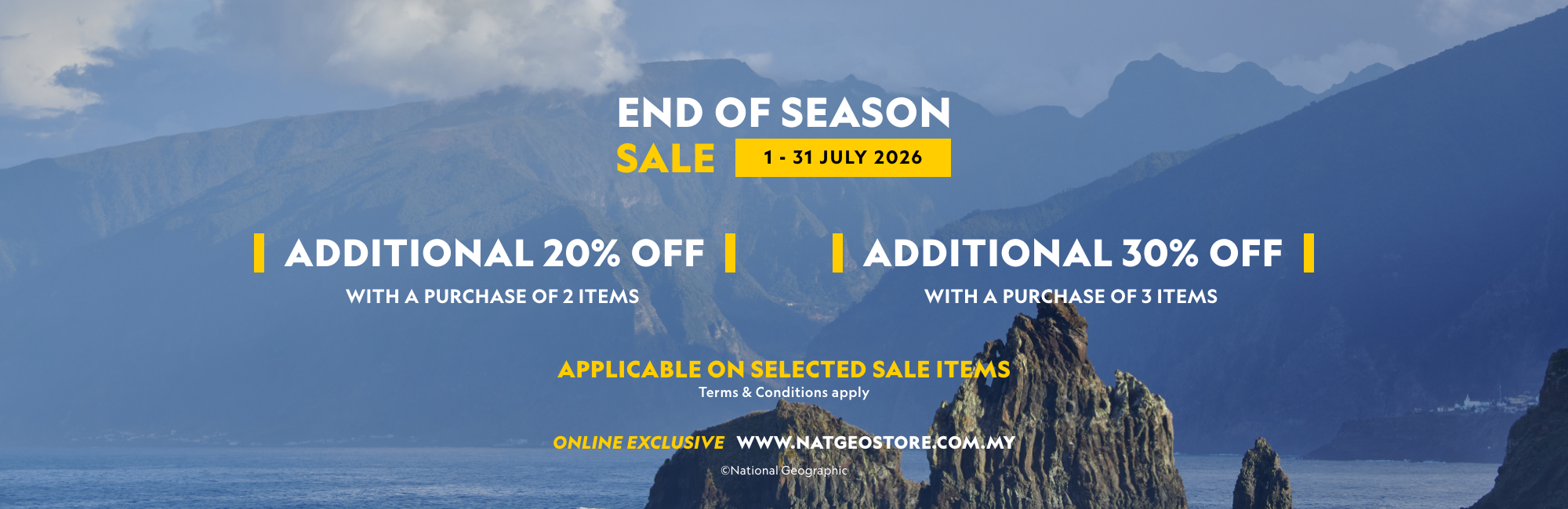 End of Season Sale: The Mid-Year Clearance | National Geographic MY