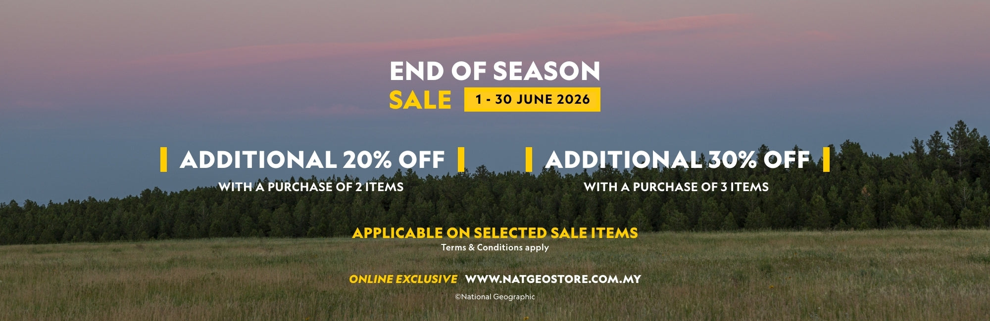 End of Season Sale: The Mid-Year Clearance | National Geographic MY