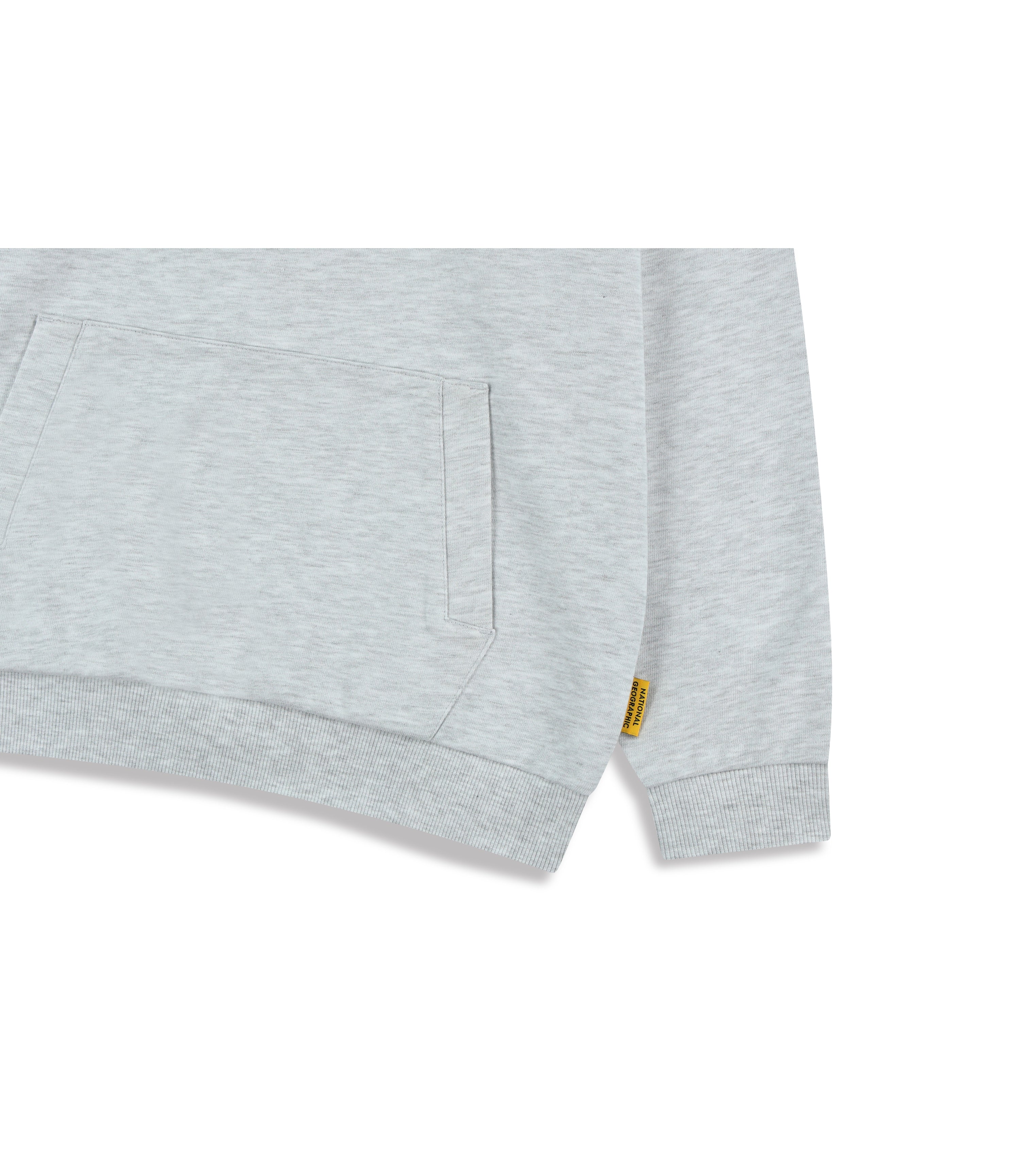 Kid's Seasonal Back Graphic Hoodie (Brushed)<br>WHITE MELANGE