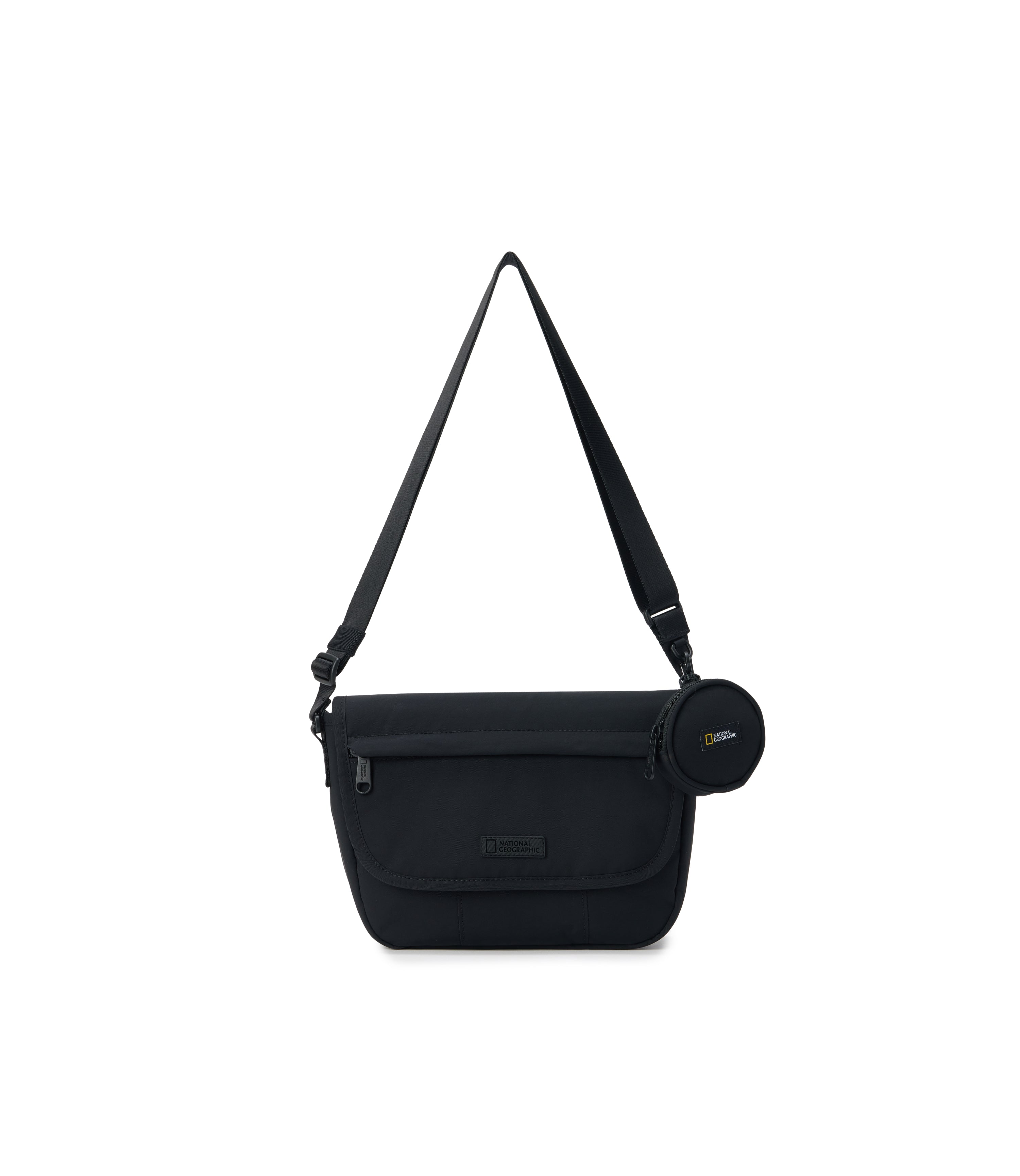 Kid's Padded Crossbody Bag<br>BLACK