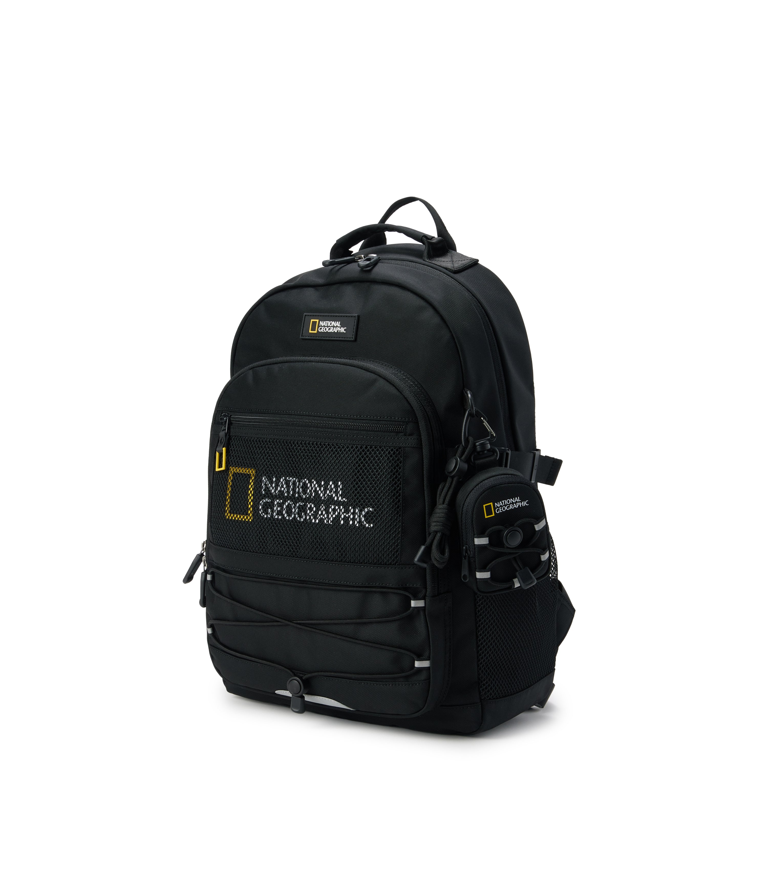 Kid's Half String Backpack<br>BLACK