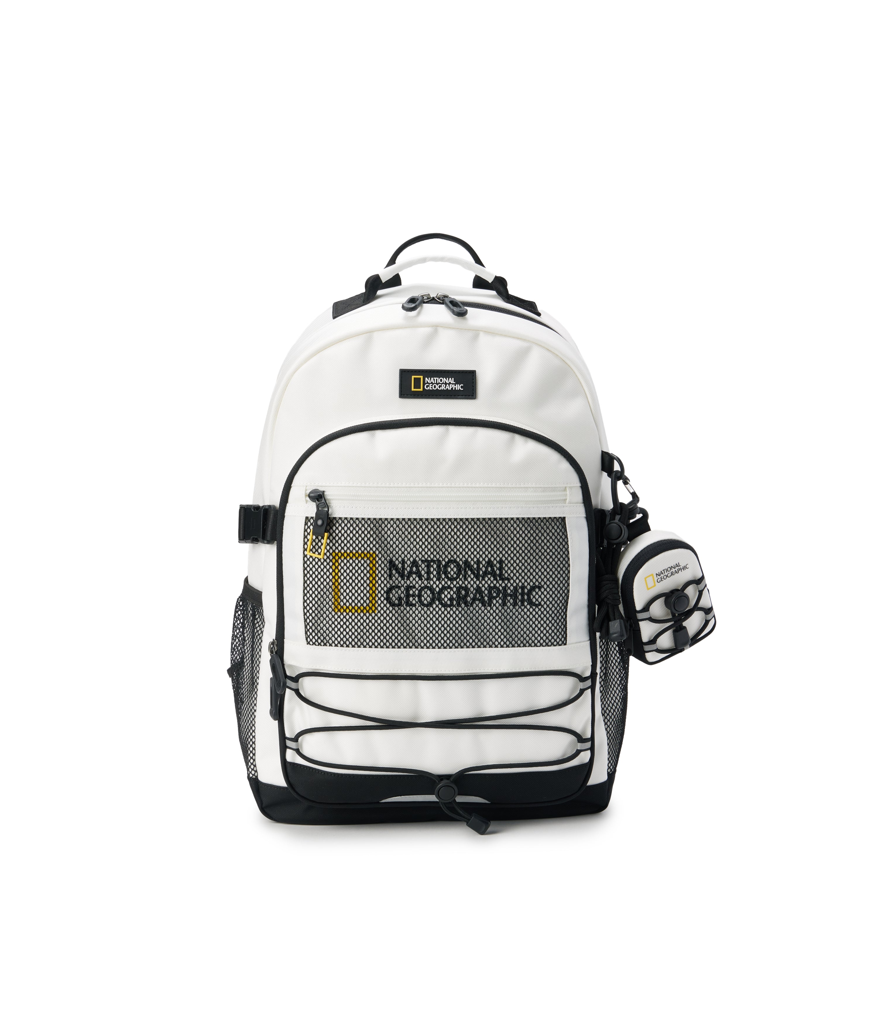 Kid's Half String Backpack<br>O/WHITE