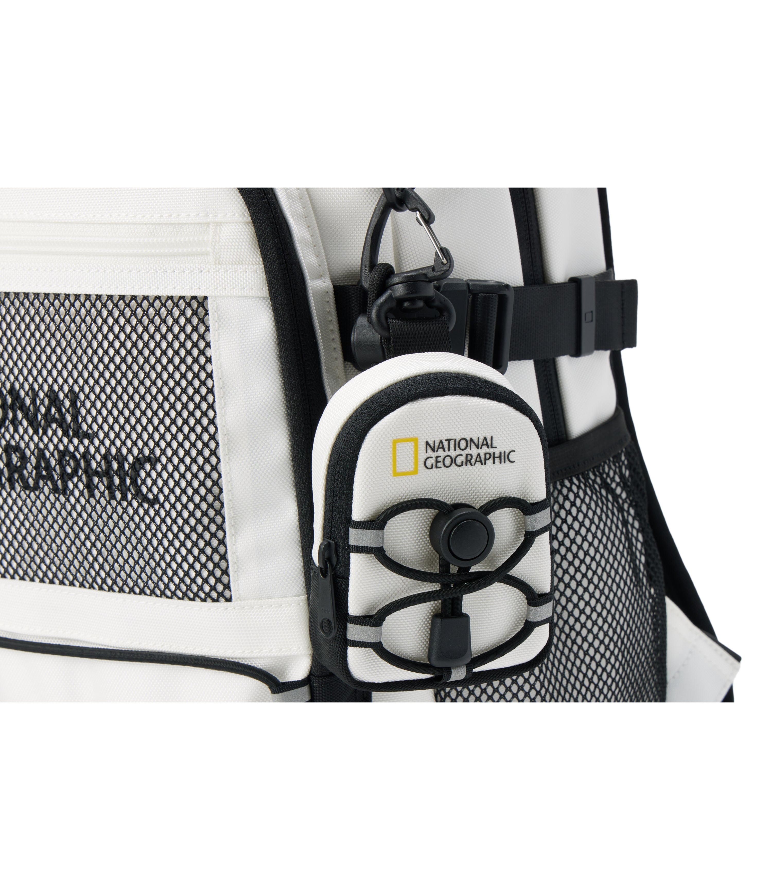 Kid's Half String Backpack<br>O/WHITE