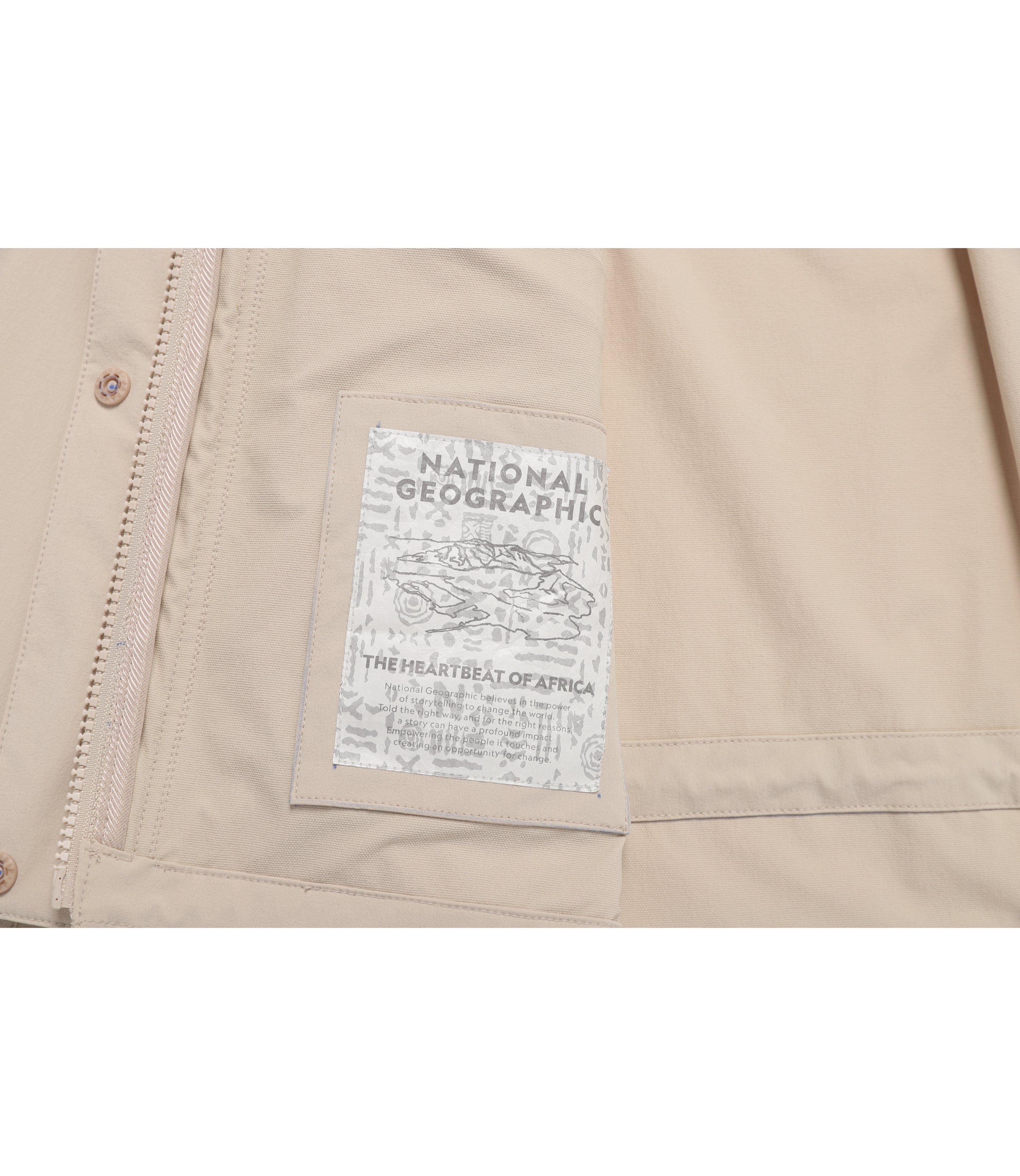 Women's RIO Stretch Semi-Over Fit Full Zip-Up Hoodie<br>L/BEIGE