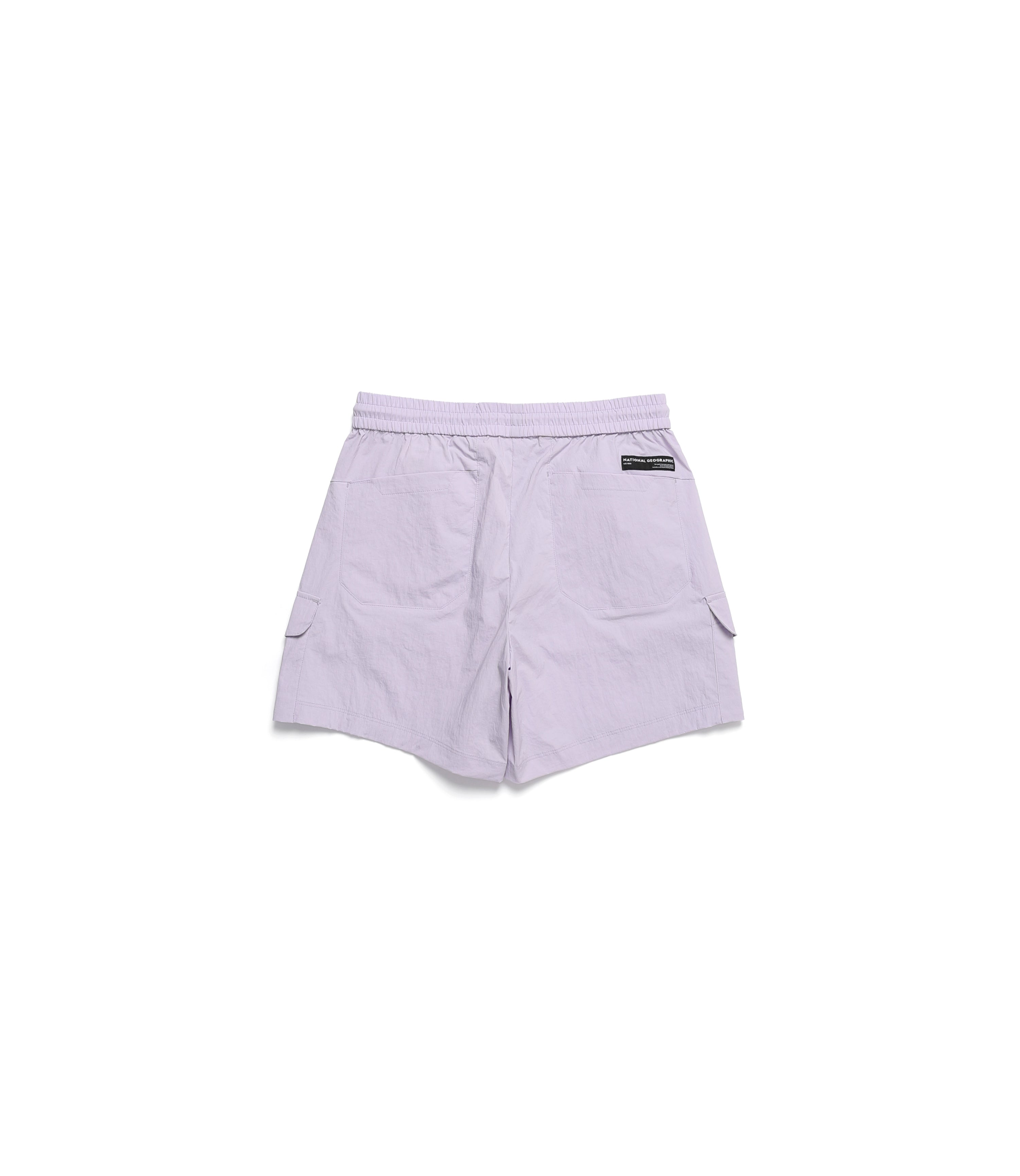 Women's CYGNUS Woven Stretch Cargo Pocket Short Pants<br>LAVENDER