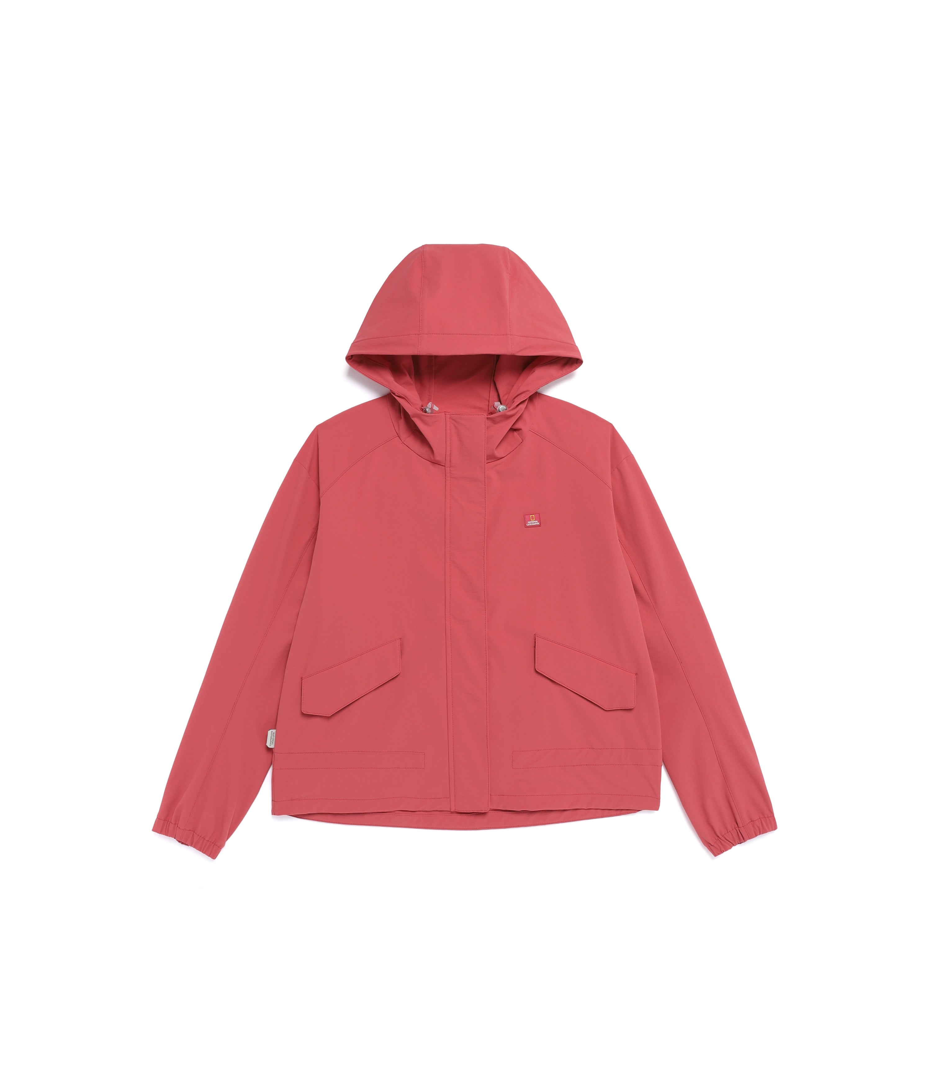 Women's RIO Stretch Semi-Over Fit Full Zip-Up Hoodie<br>ROSE