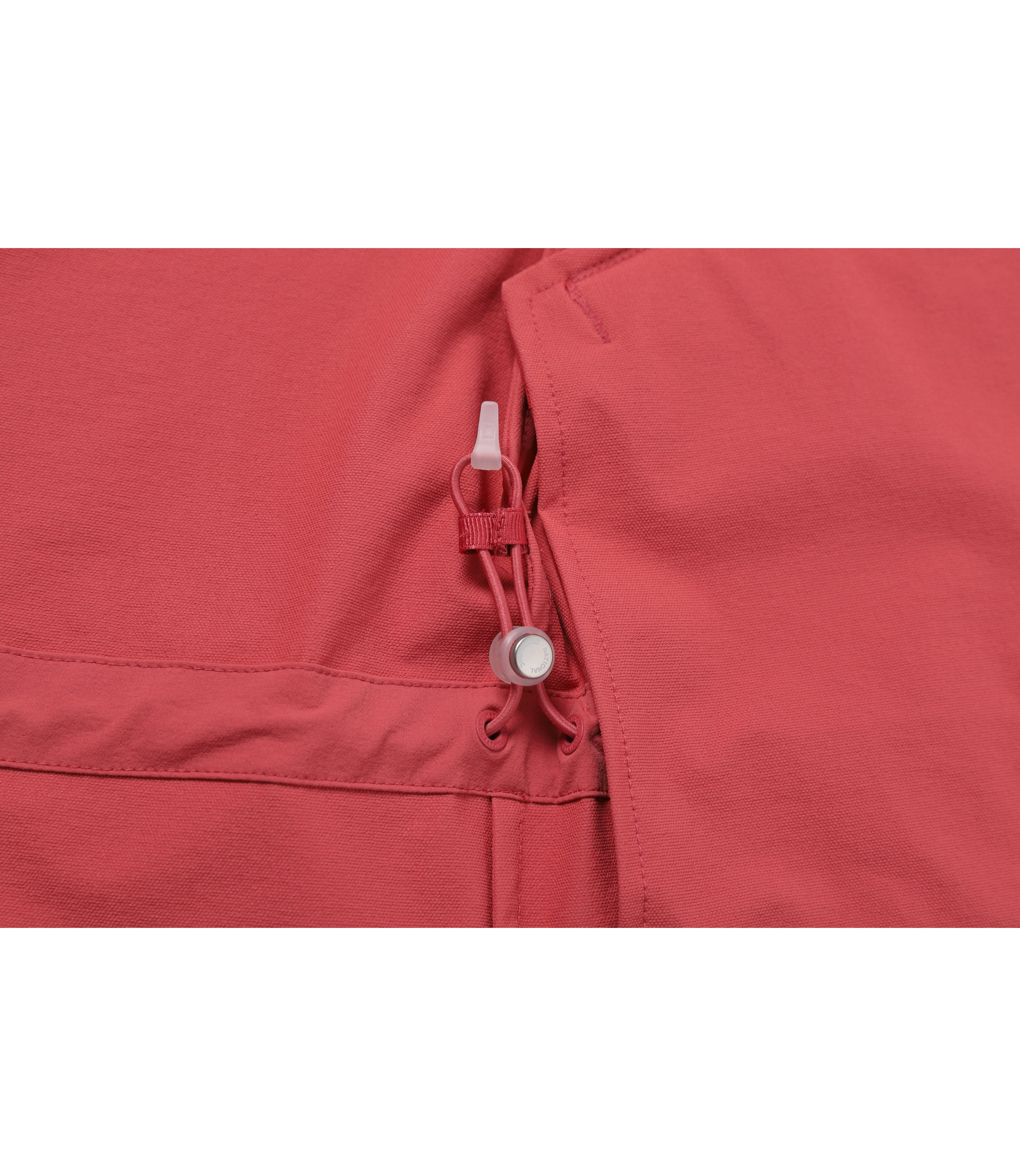 Women's RIO Stretch Semi-Over Fit Full Zip-Up Hoodie<br>ROSE