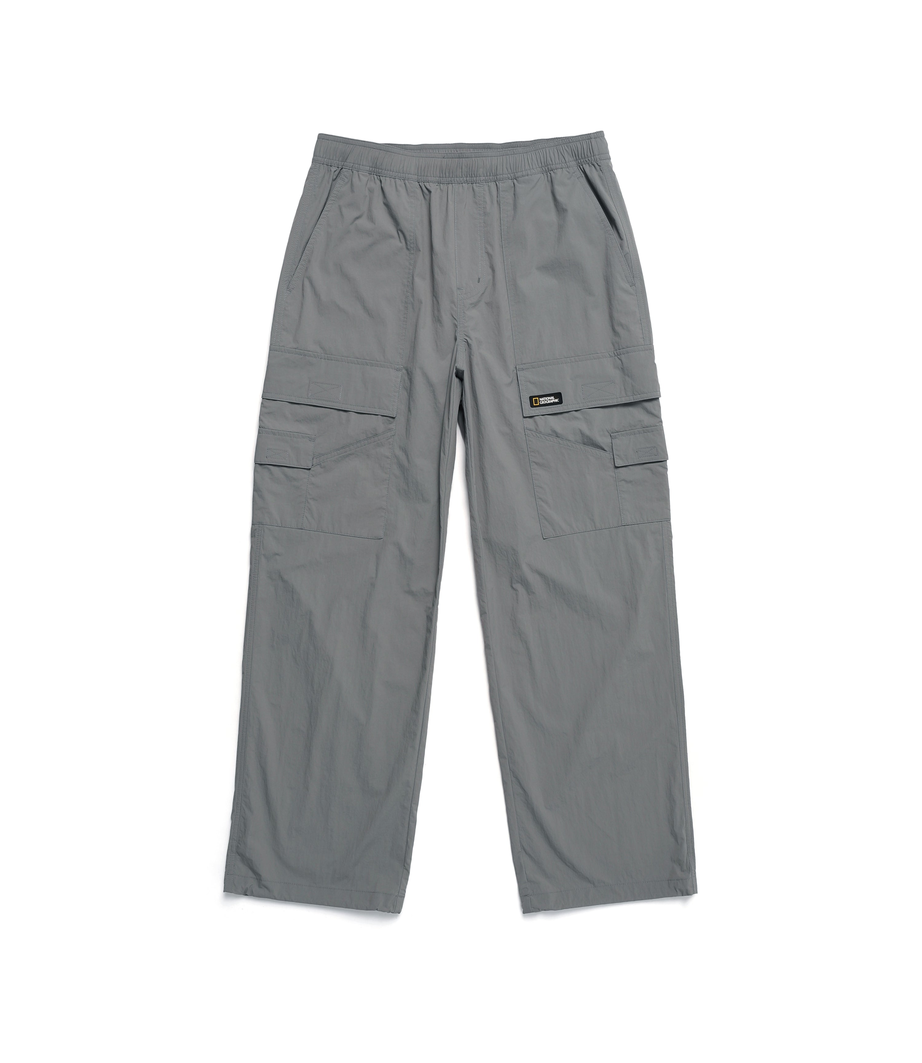 Unisex PANTHERA Woven Training Straight Pants<br>IRON GREY